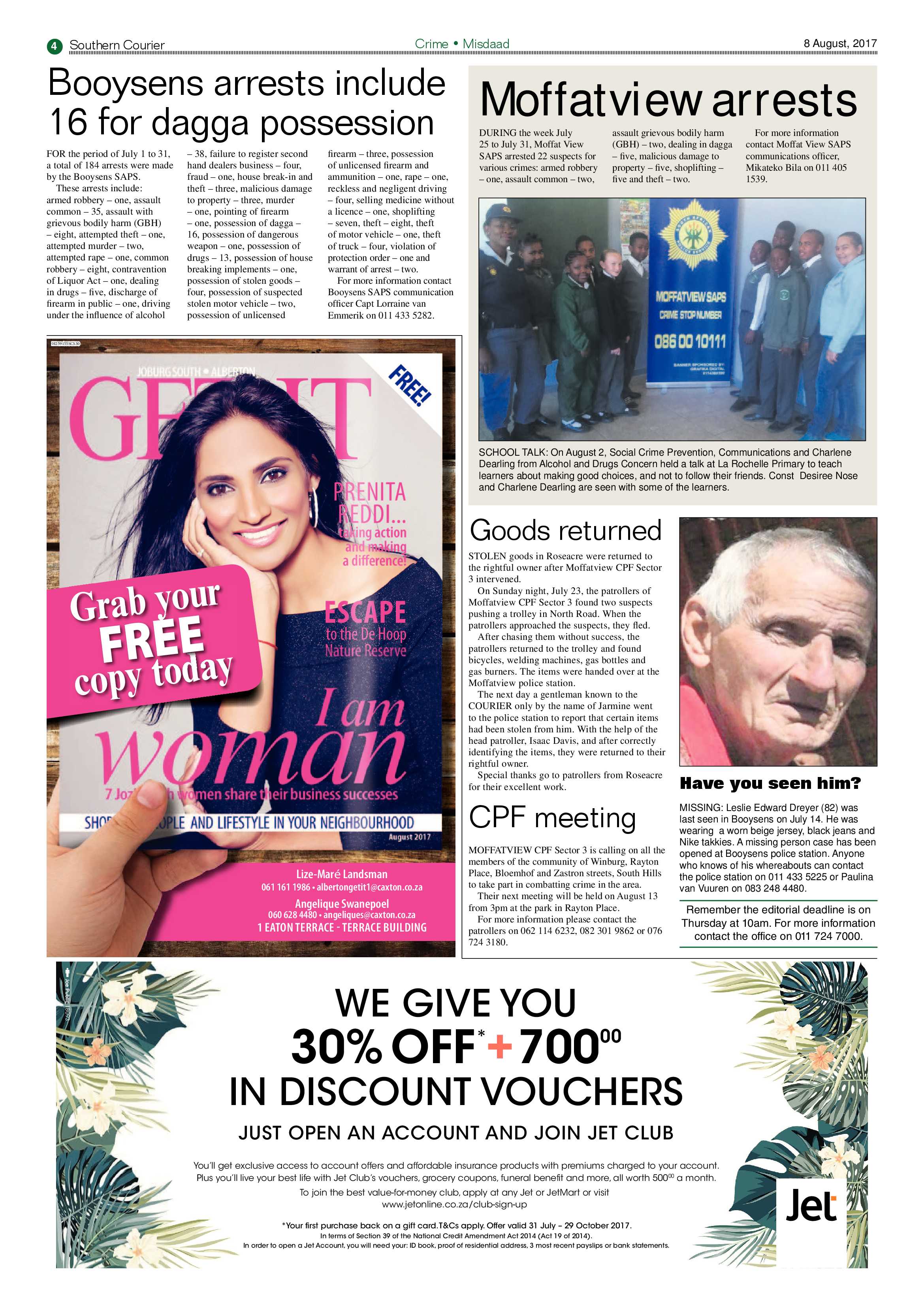 Southern Courier 08 August 2017 page 4