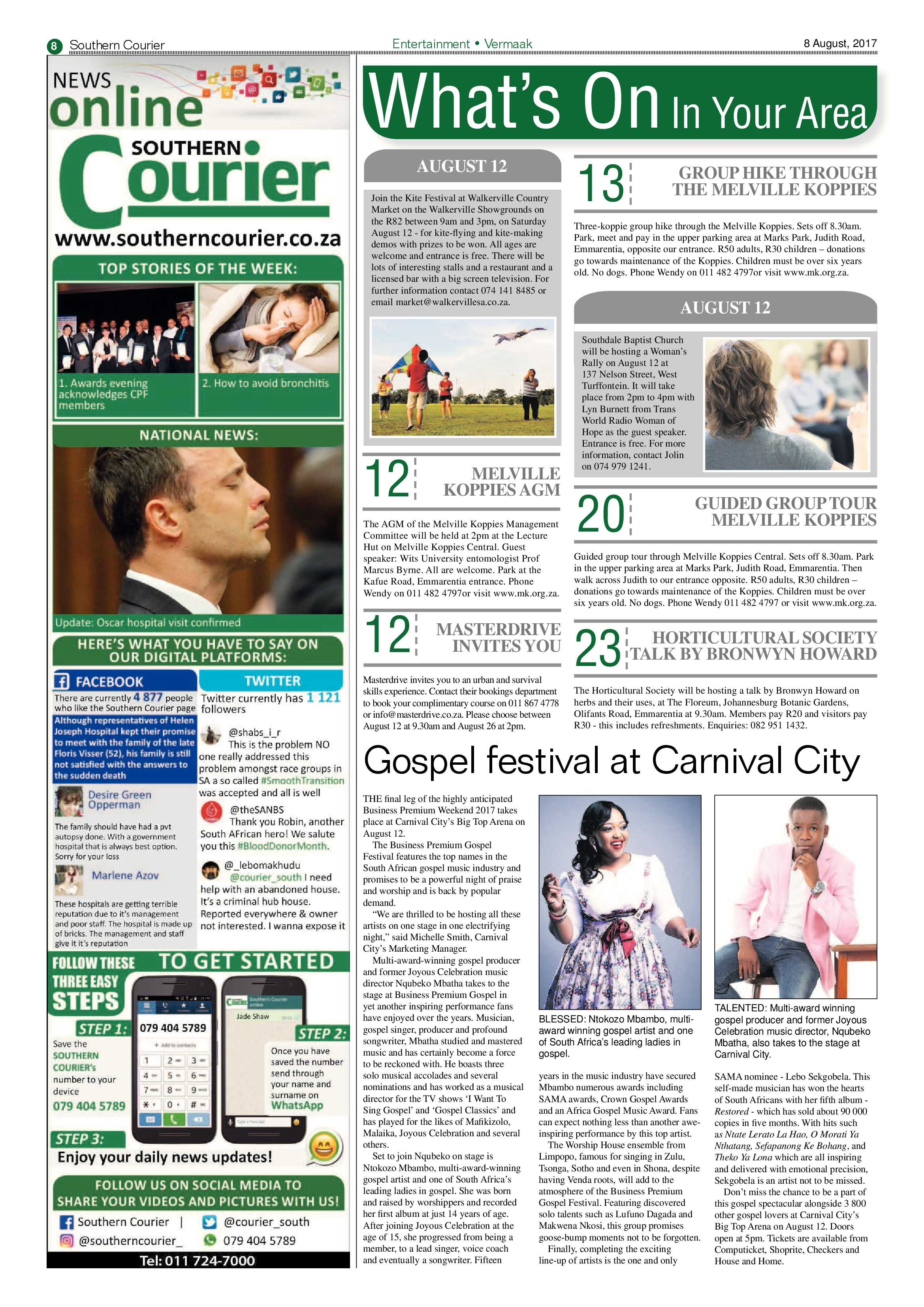 Southern Courier 08 August 2017 page 8