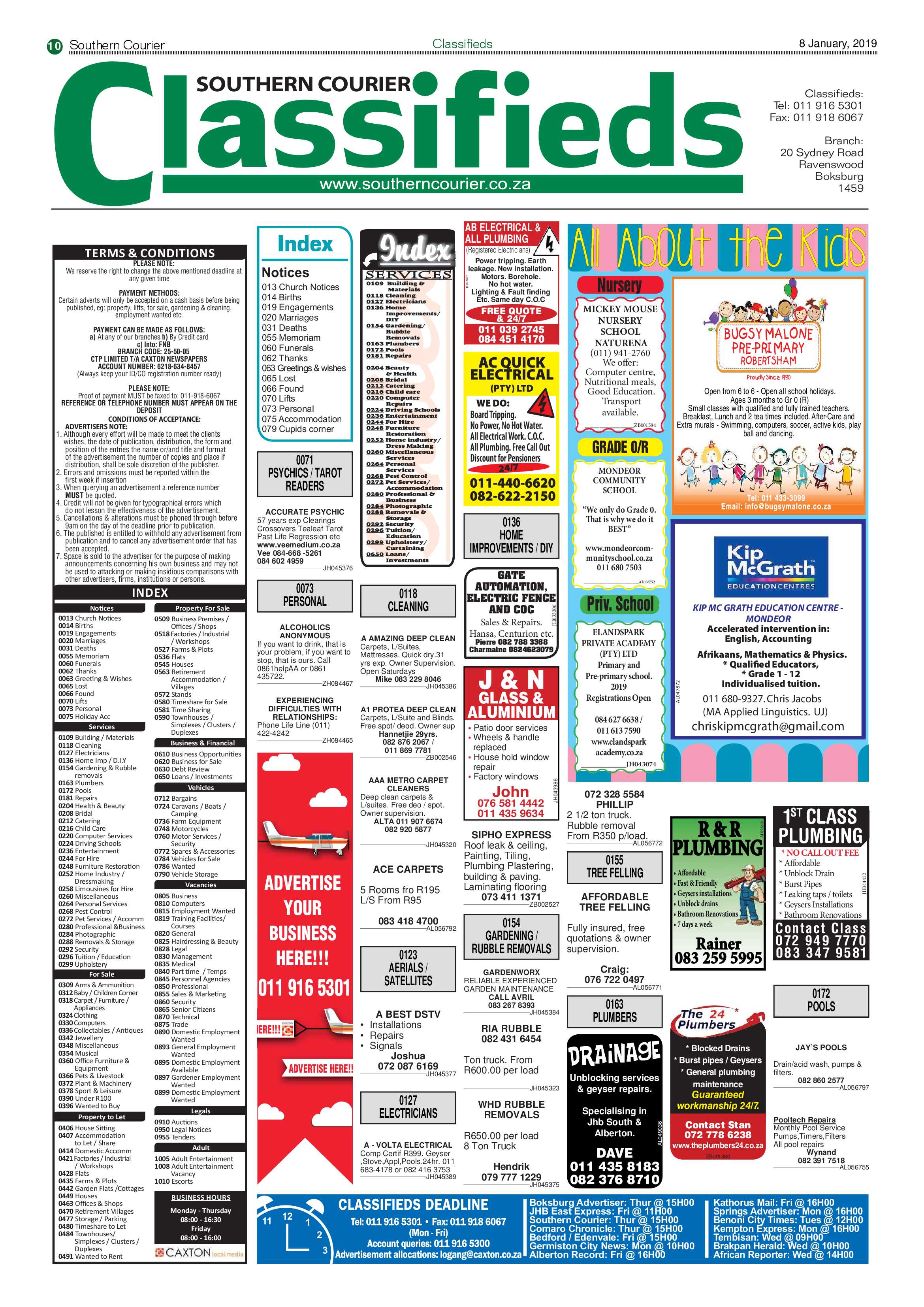 Southern Courier 08 January 2019 page 10