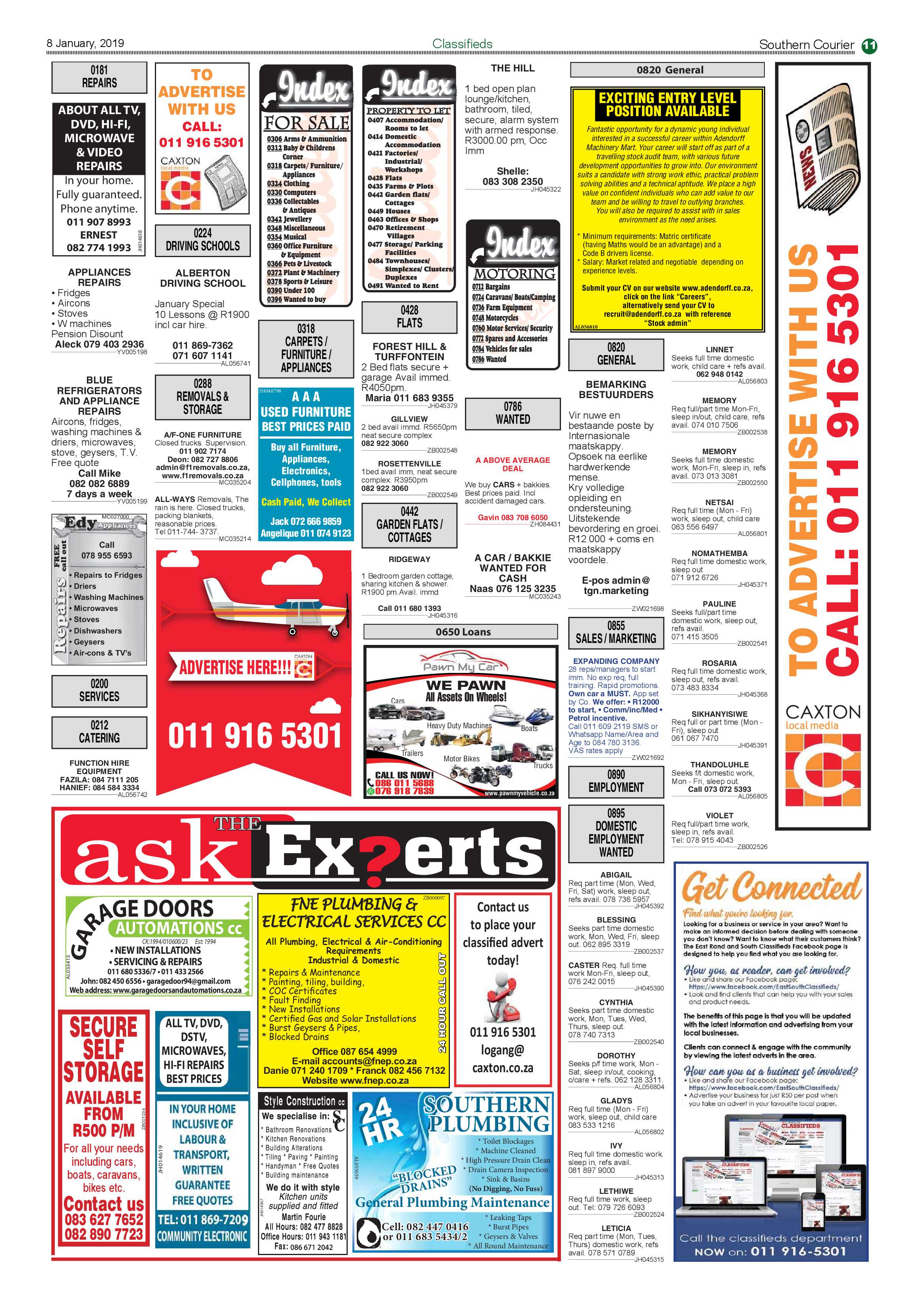 Southern Courier 08 January 2019 page 11