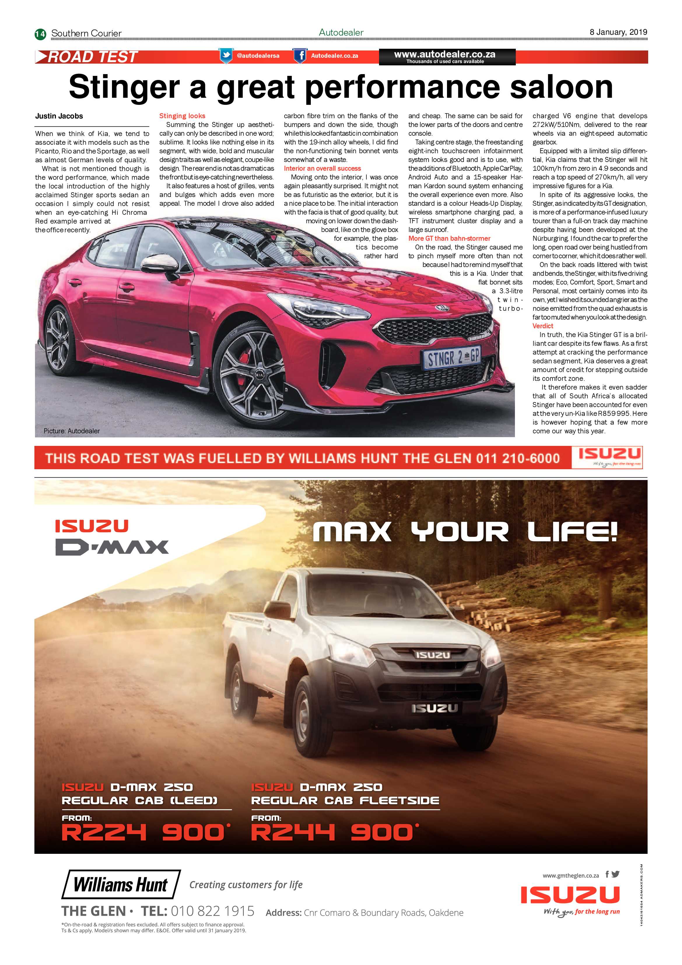 Southern Courier 08 January 2019 page 14