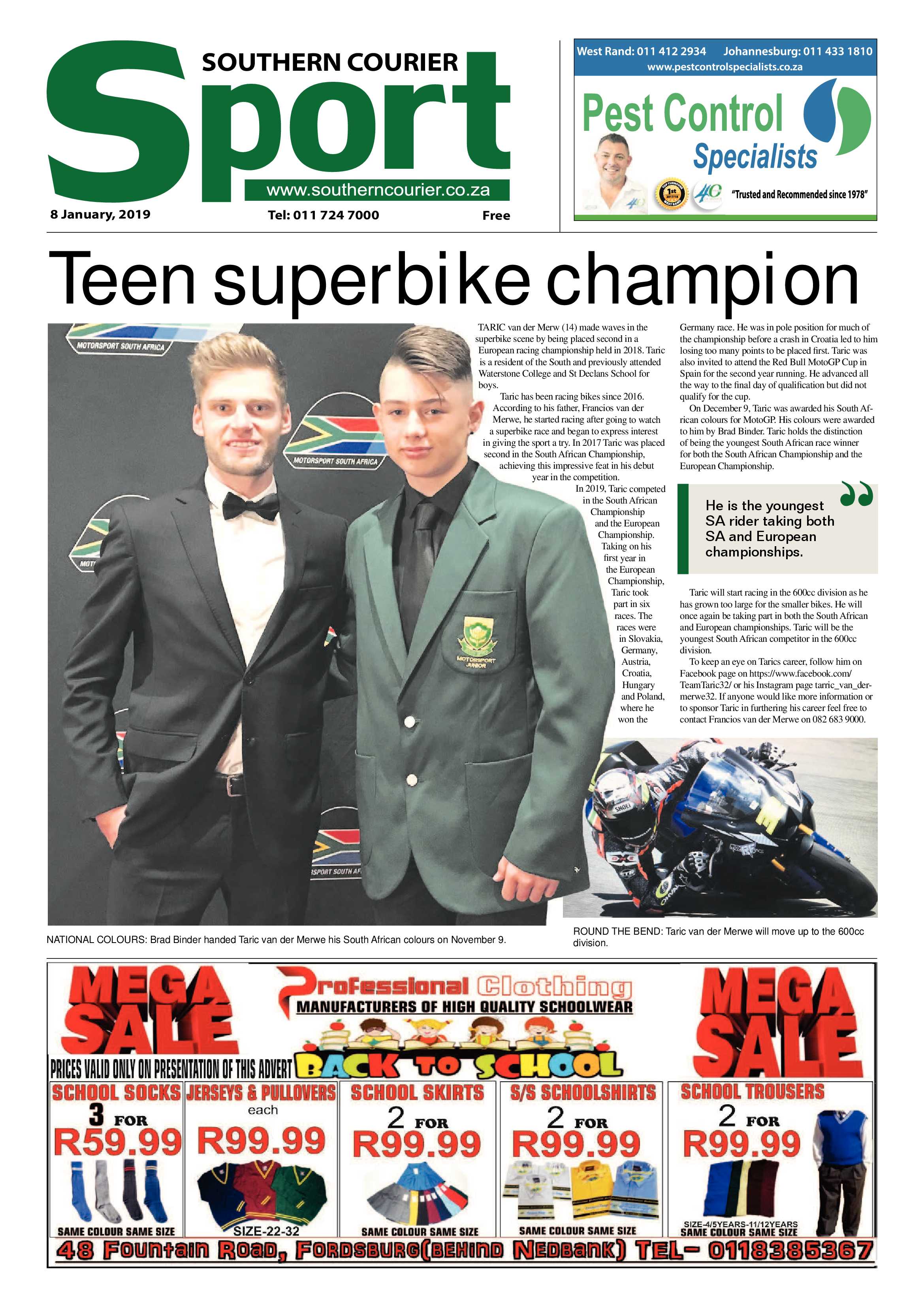 Southern Courier 08 January 2019 page 16