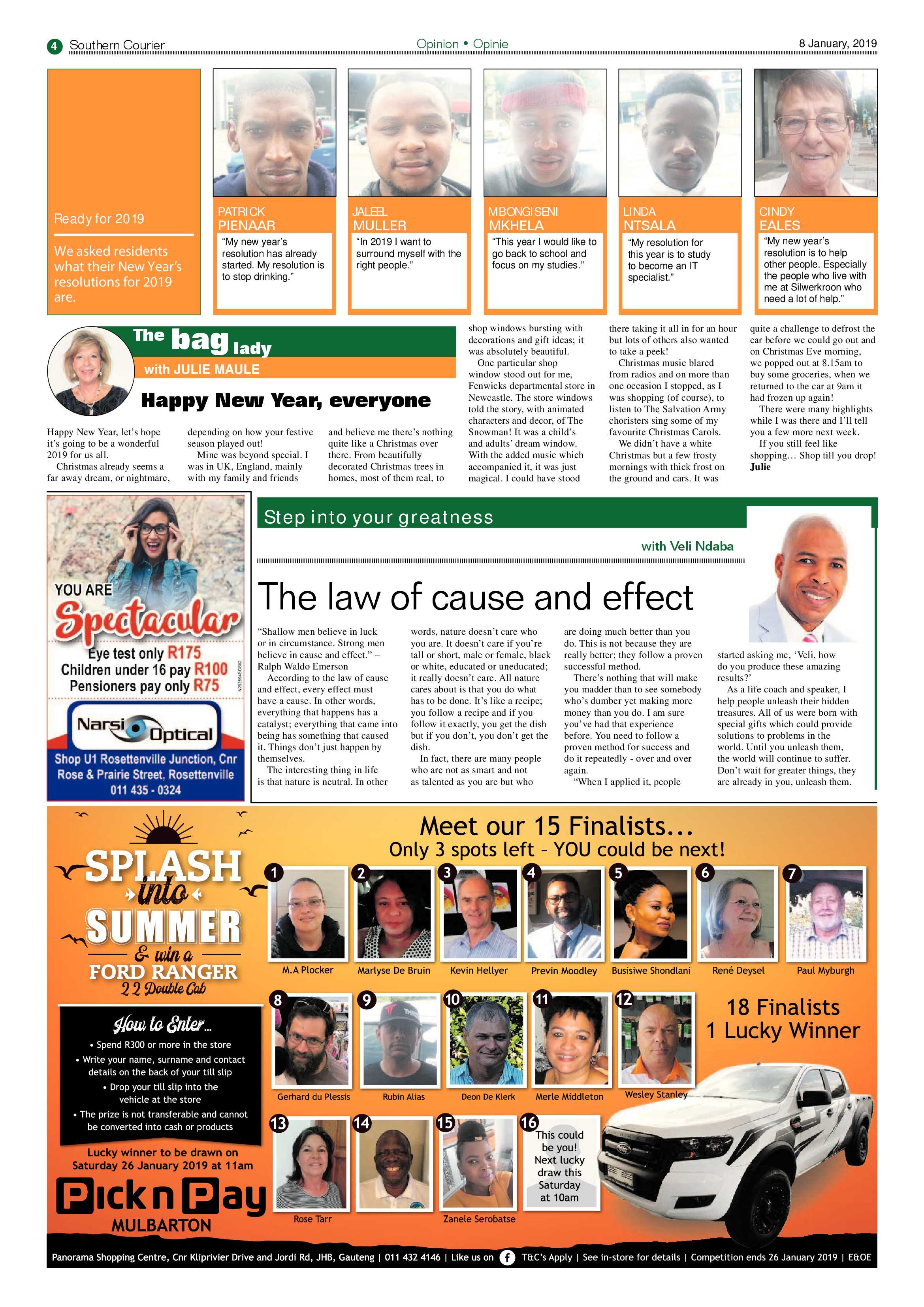 Southern Courier 08 January 2019 page 4