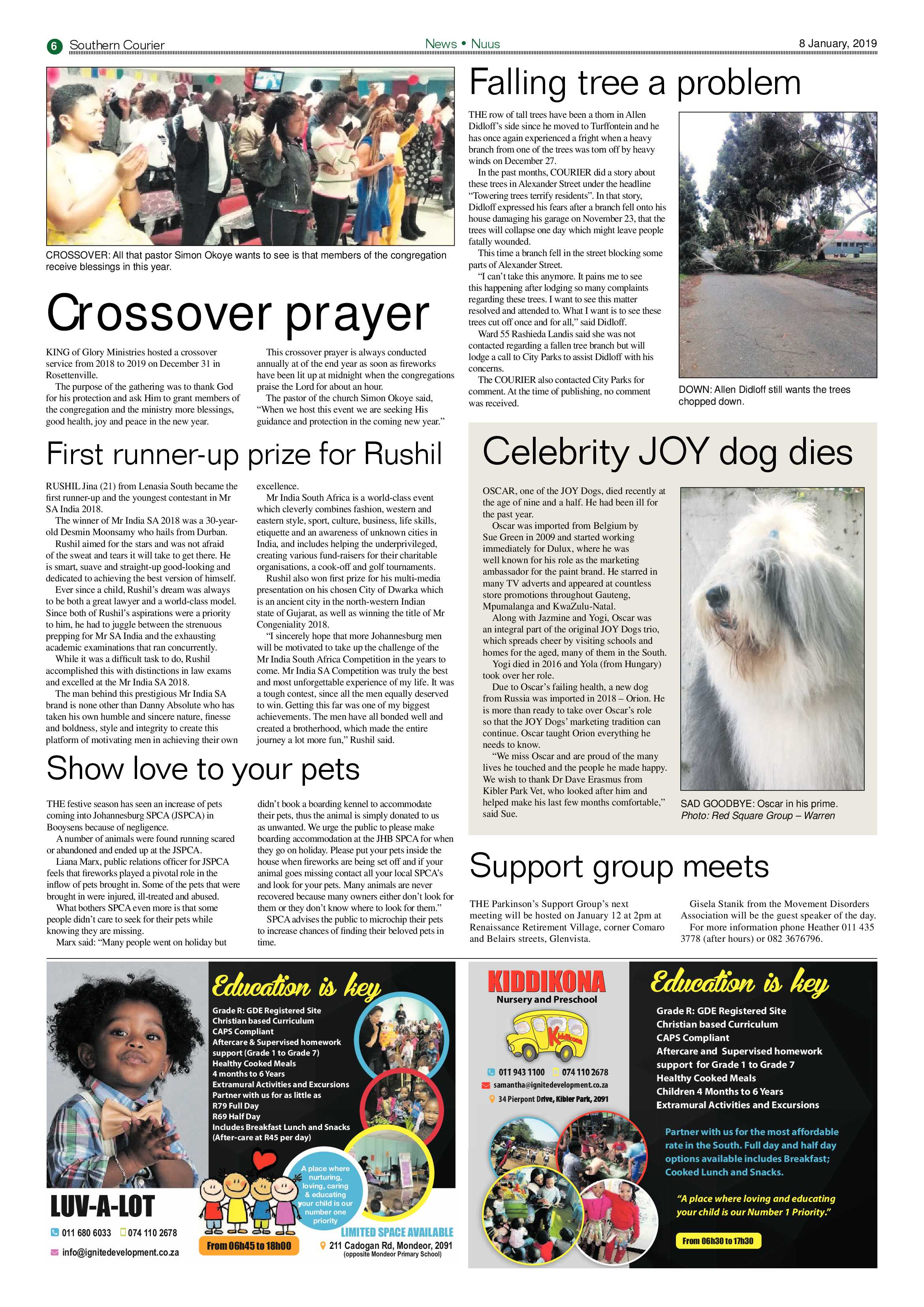 Southern Courier 08 January 2019 page 6