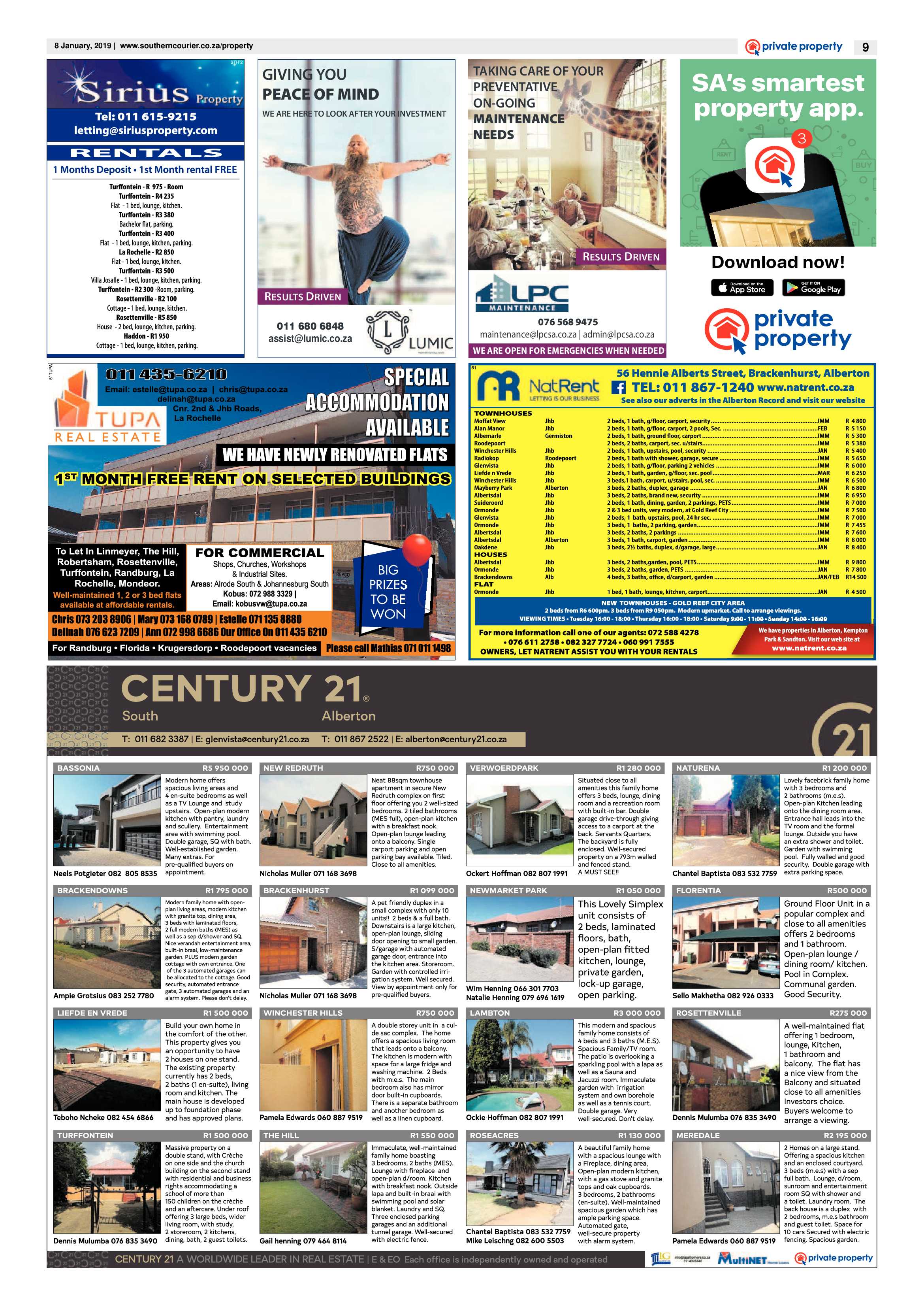 Southern Courier 08 January 2019 page 9