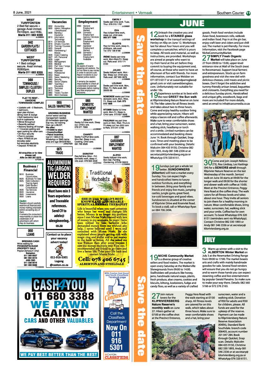 Southern Courier 08 June 2021 page 11