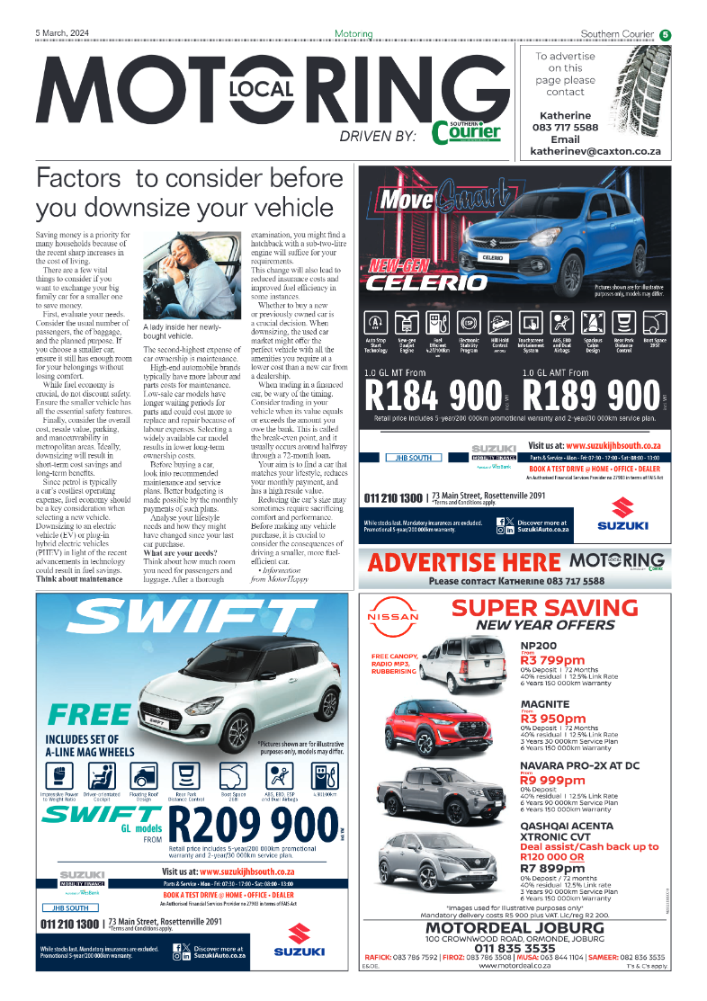 Southern Courier 08 March 2024 page 5