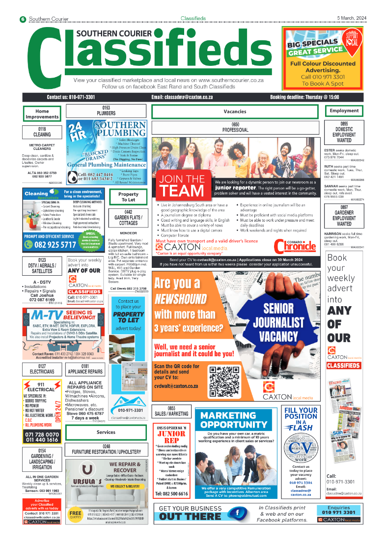 Southern Courier 08 March 2024 page 6