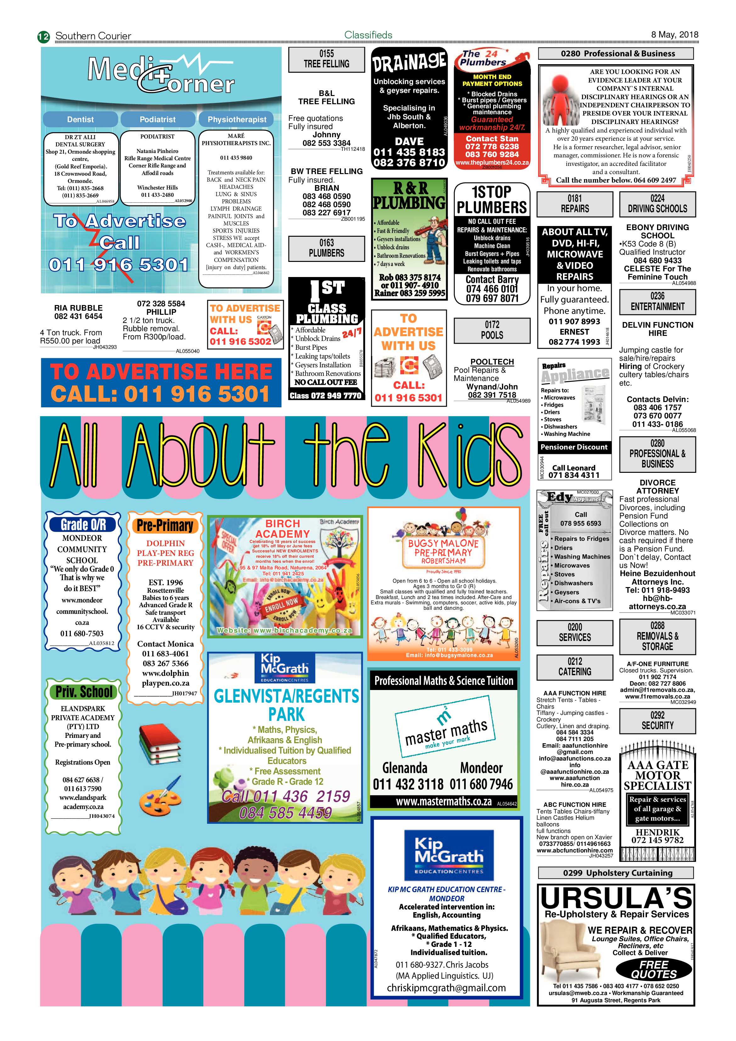 Southern Courier 08 May 2018 page 12