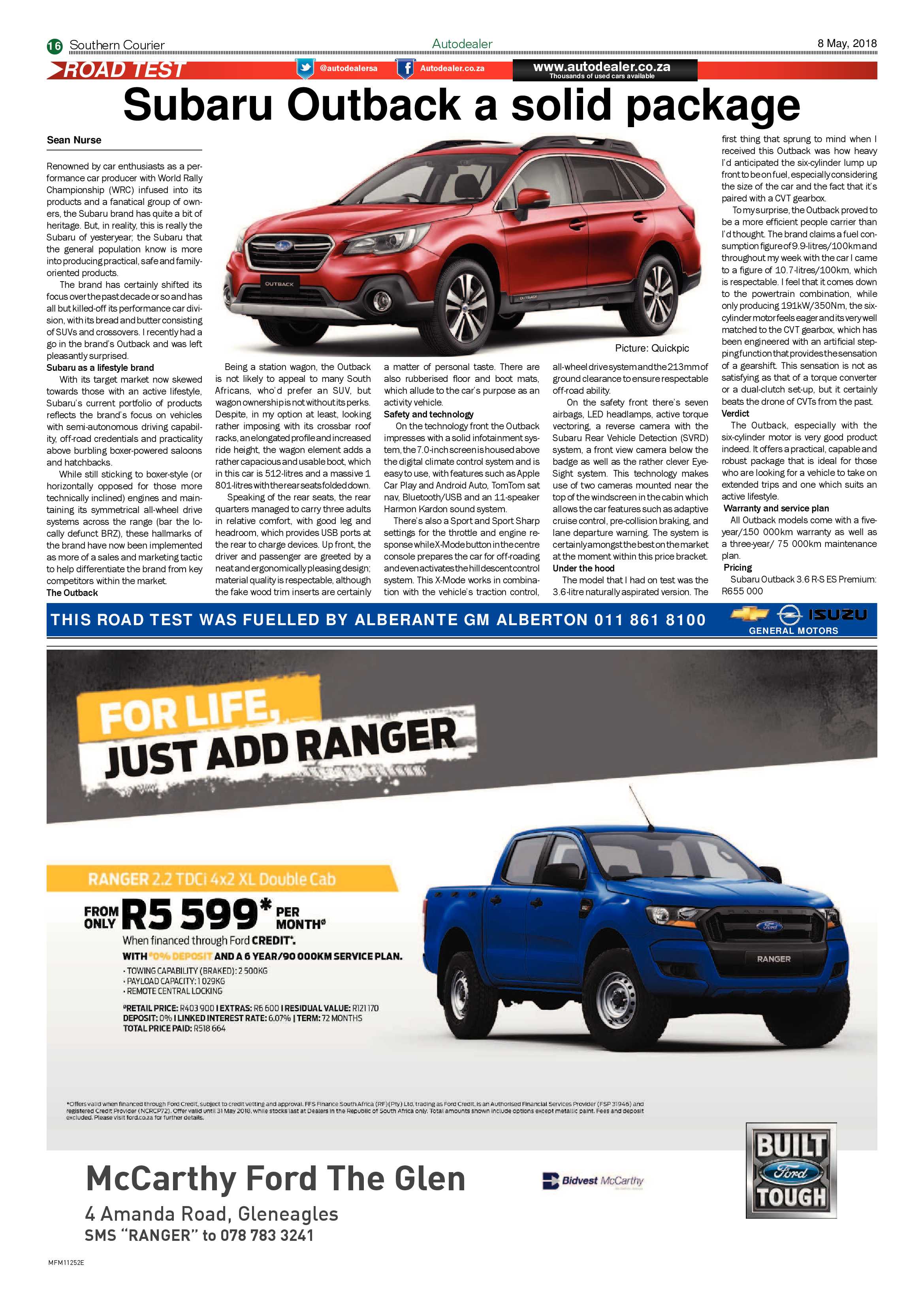 Southern Courier 08 May 2018 page 16