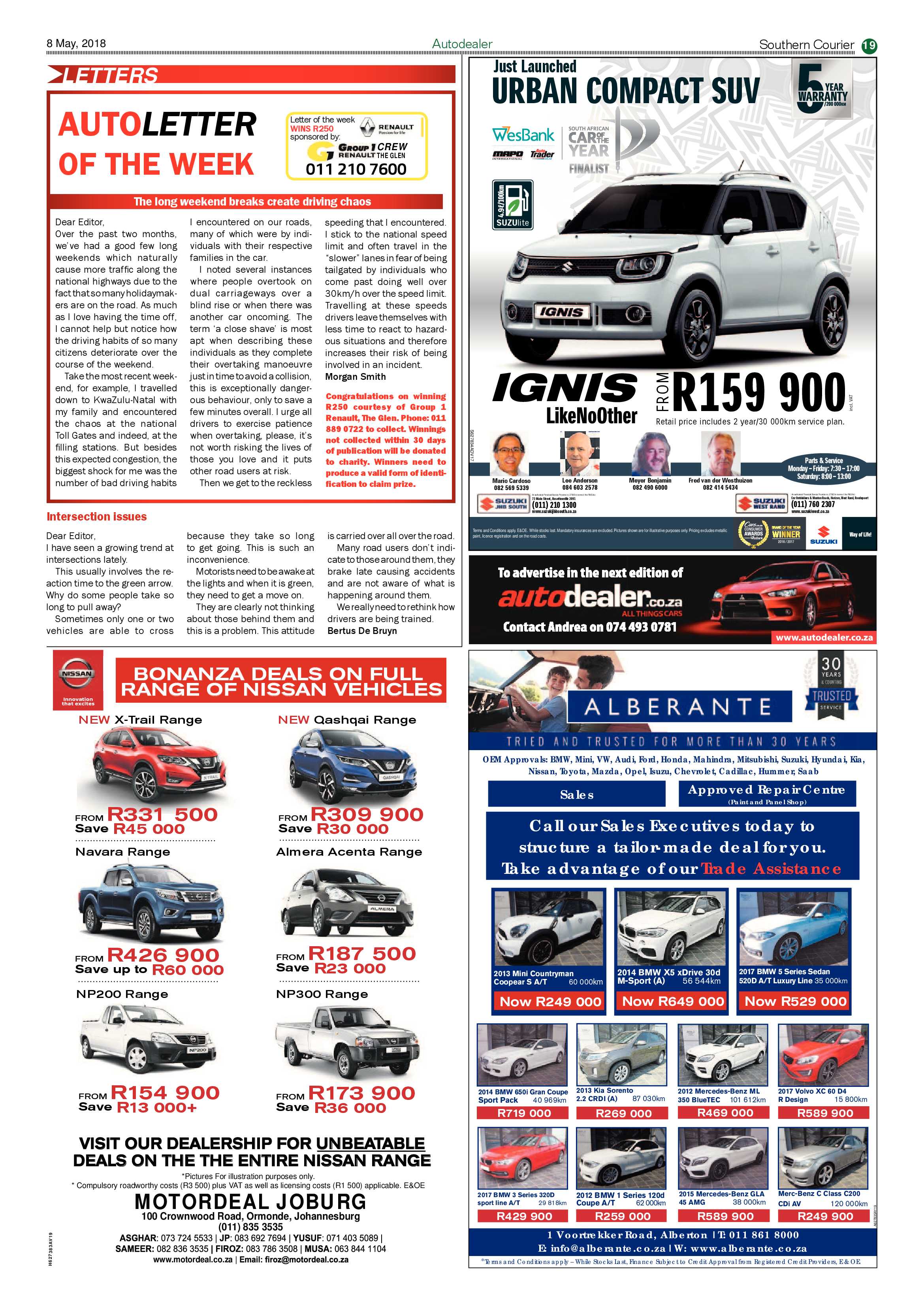 Southern Courier 08 May 2018 page 19