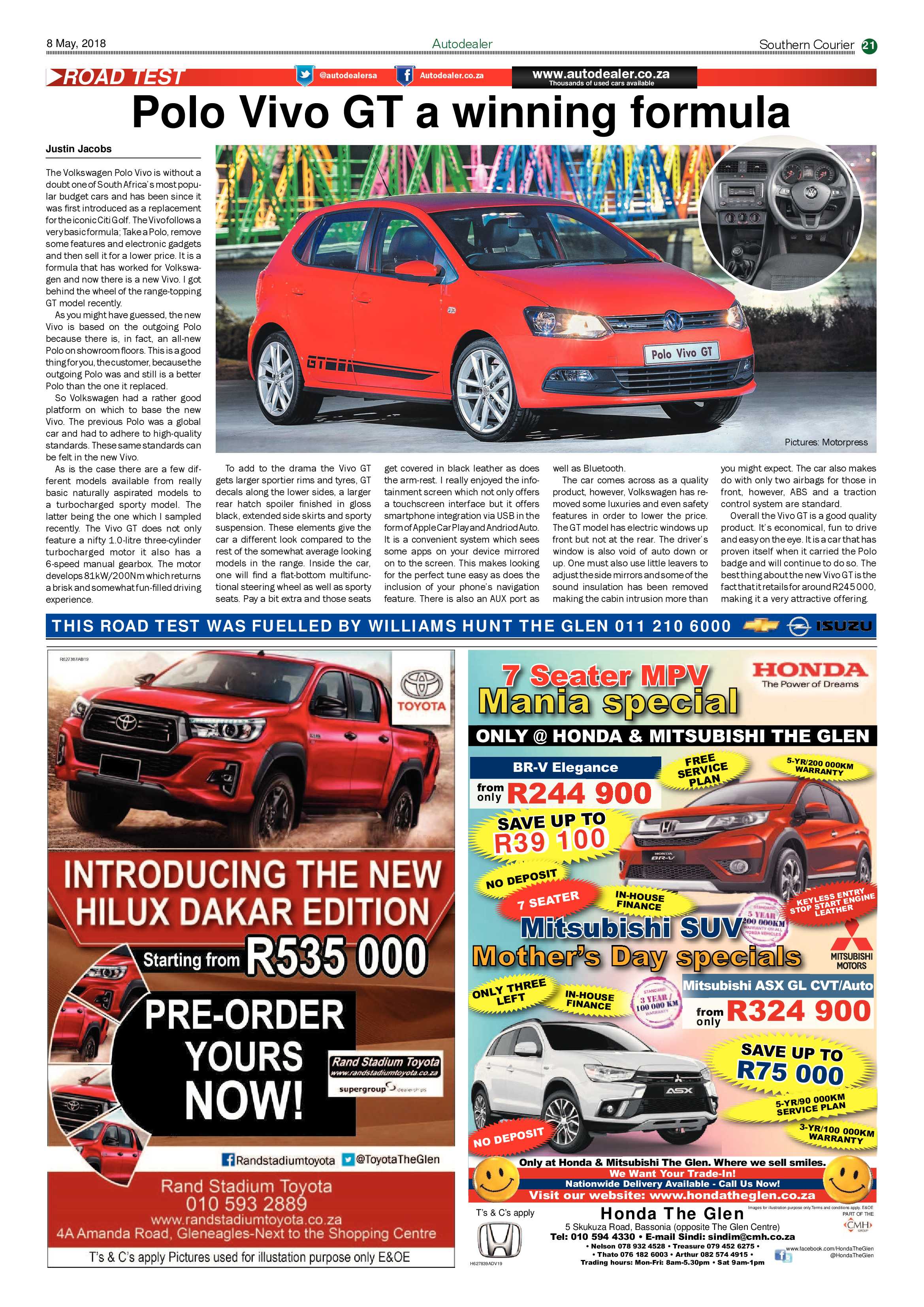 Southern Courier 08 May 2018 page 21