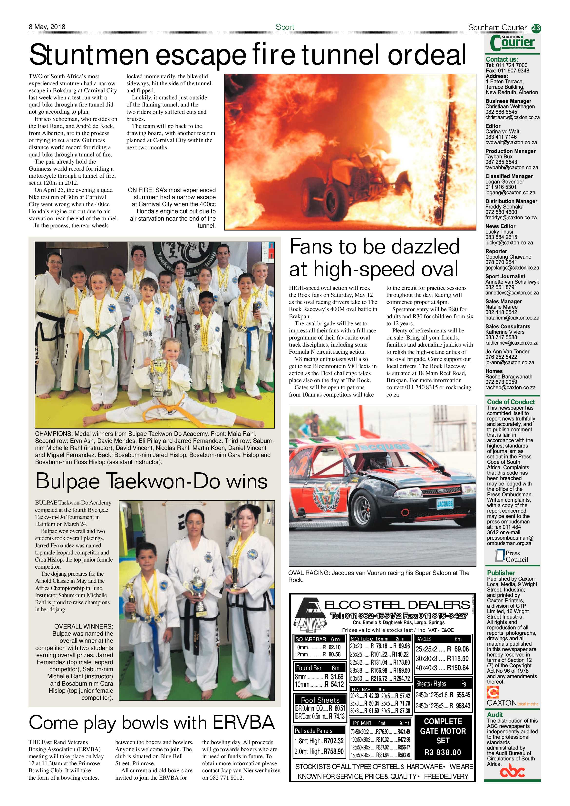 Southern Courier 08 May 2018 page 23