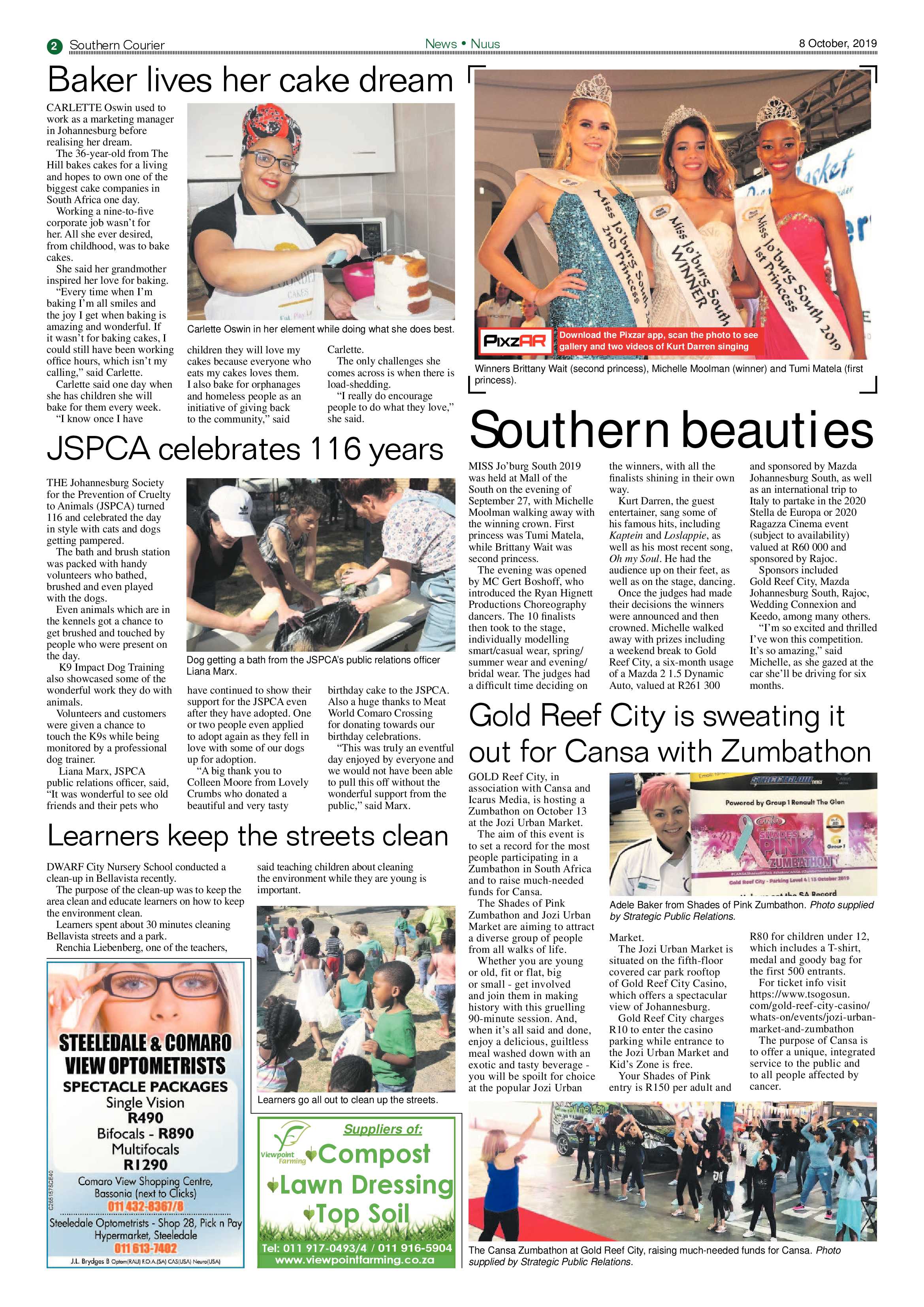 Southern Courier 08 October 2019 page 2