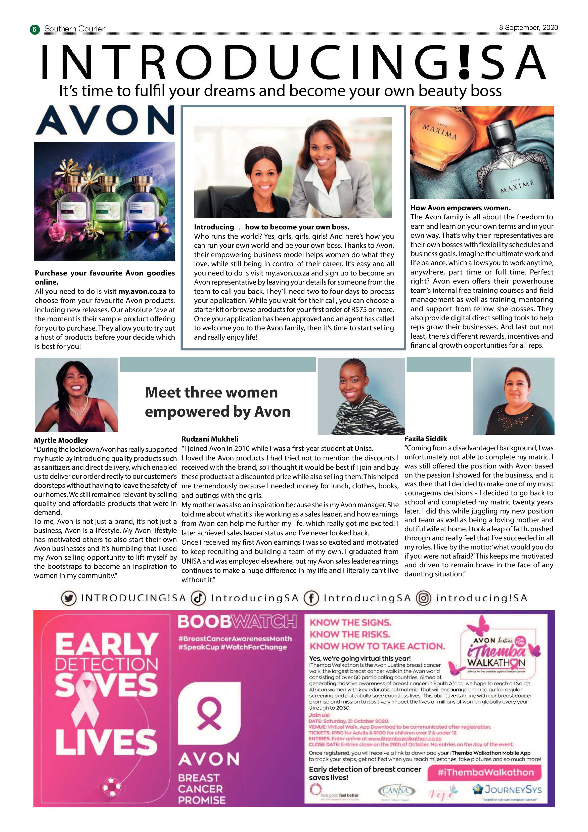 Southern Courier 08 September 2020 page 6