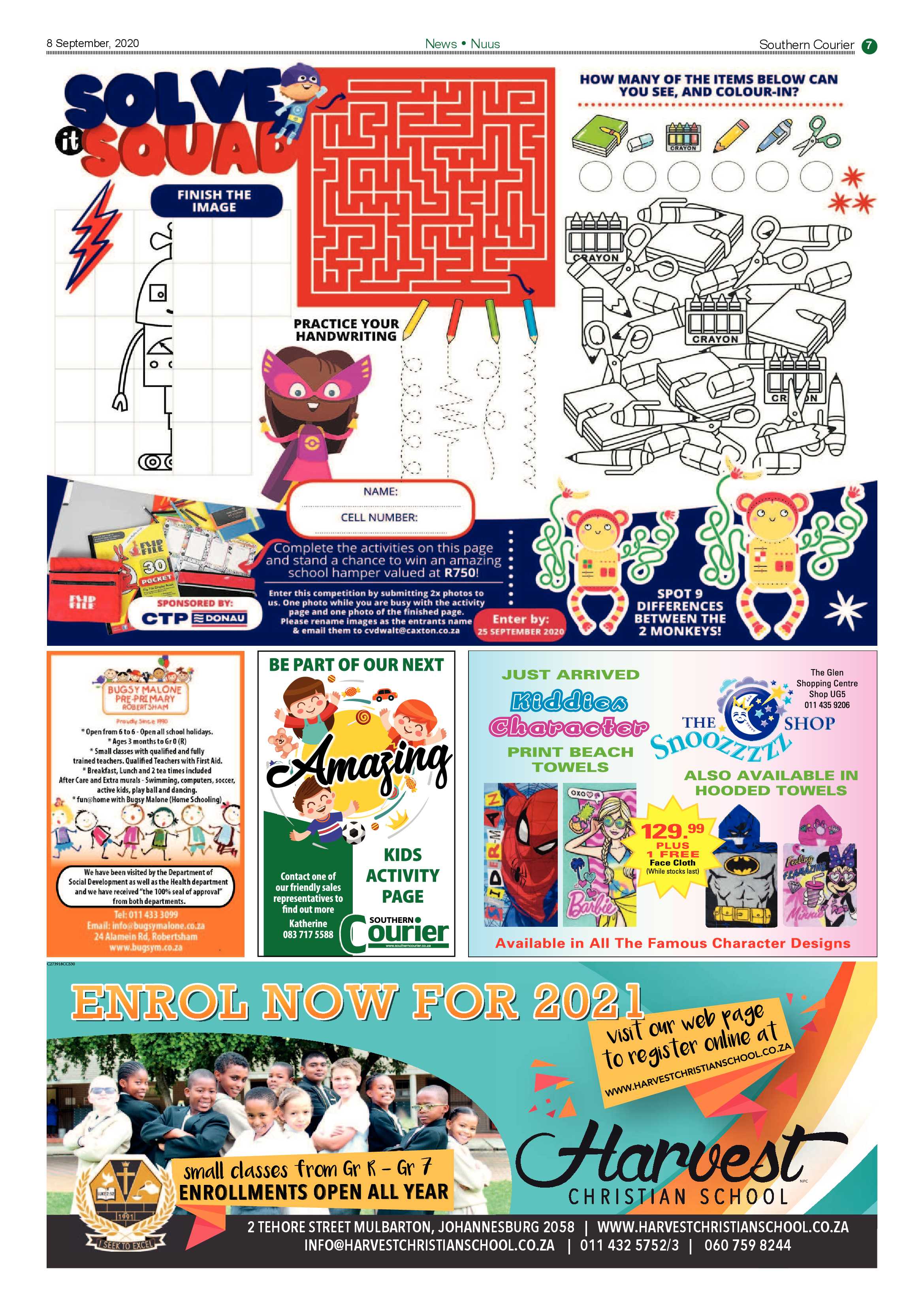 Southern Courier 08 September 2020 page 7