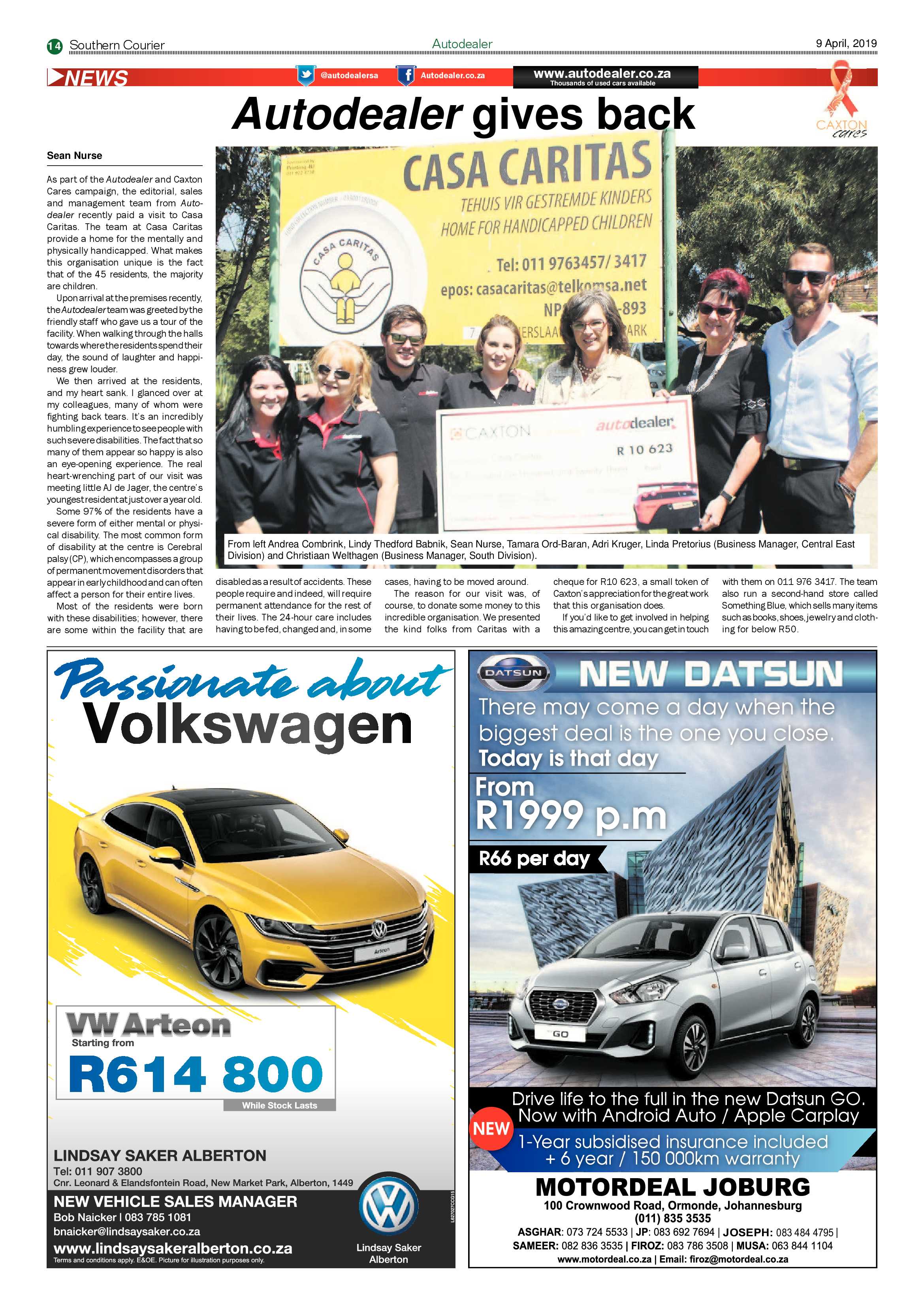 Southern Courier 09 April 2019 page 14
