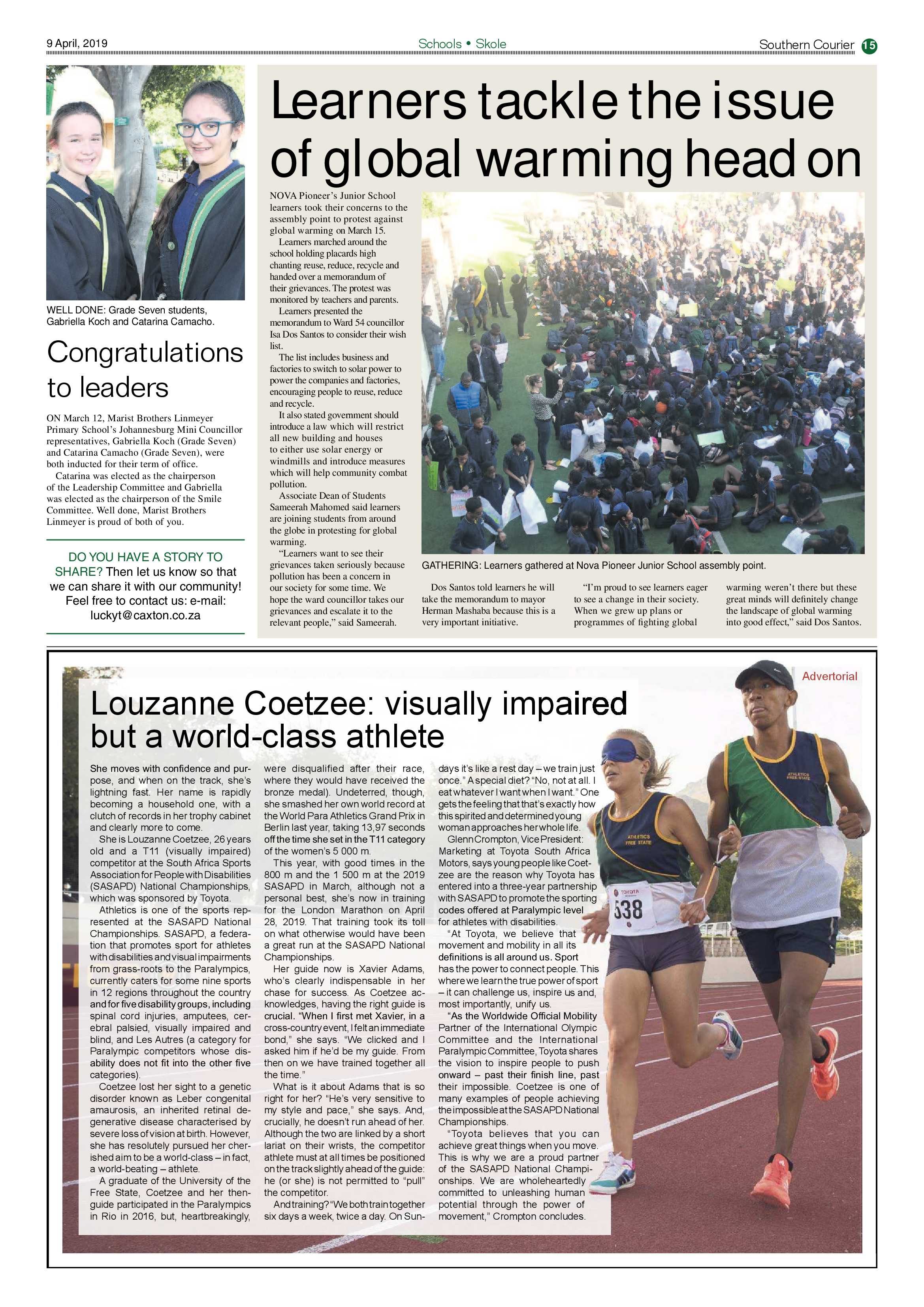 Southern Courier 09 April 2019 page 15