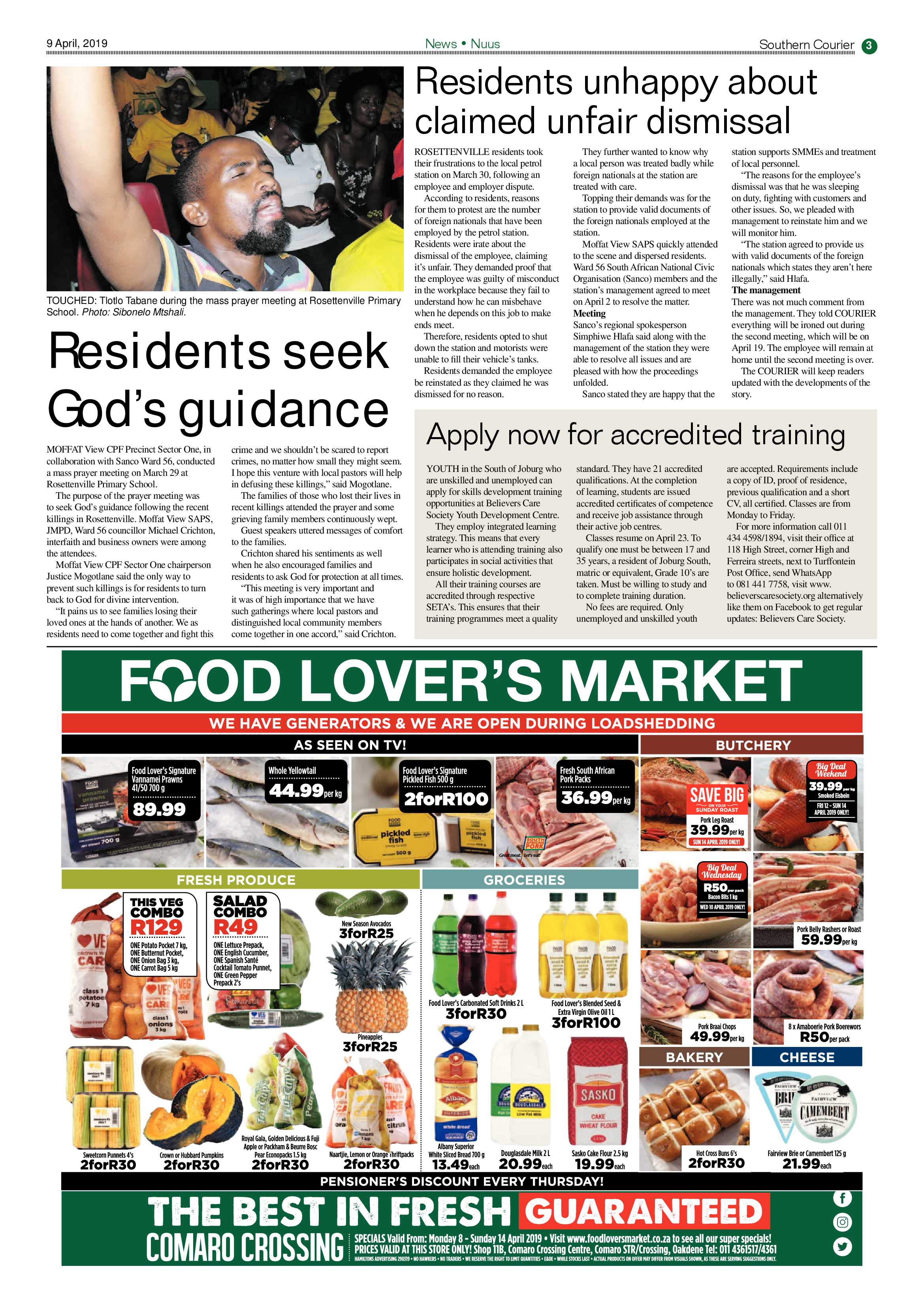 Southern Courier 09 April 2019 page 3