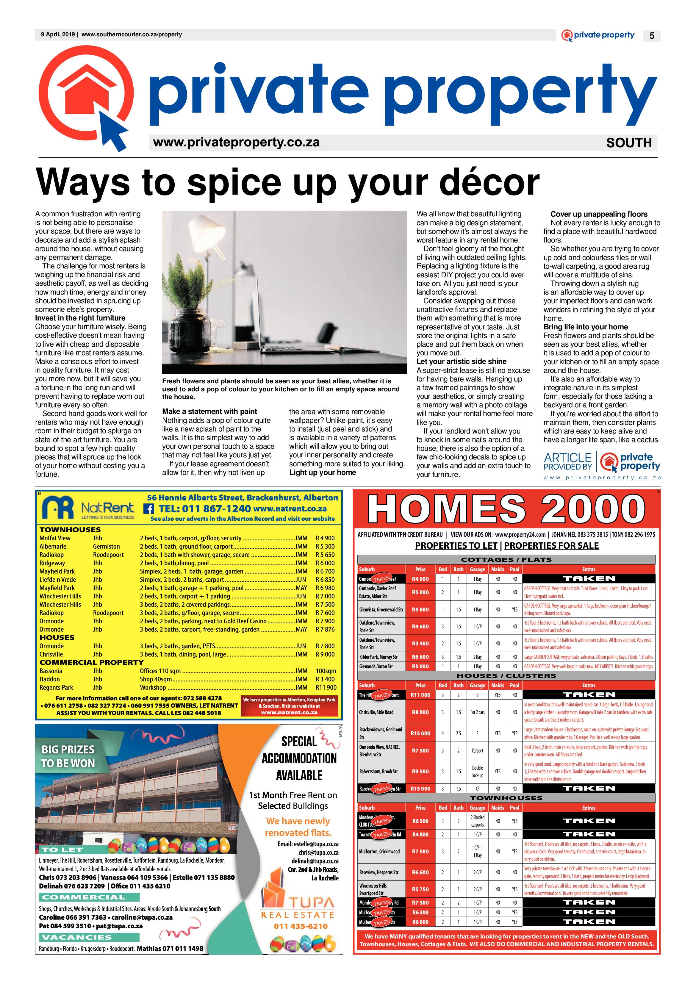 Southern Courier 09 April 2019 page 5