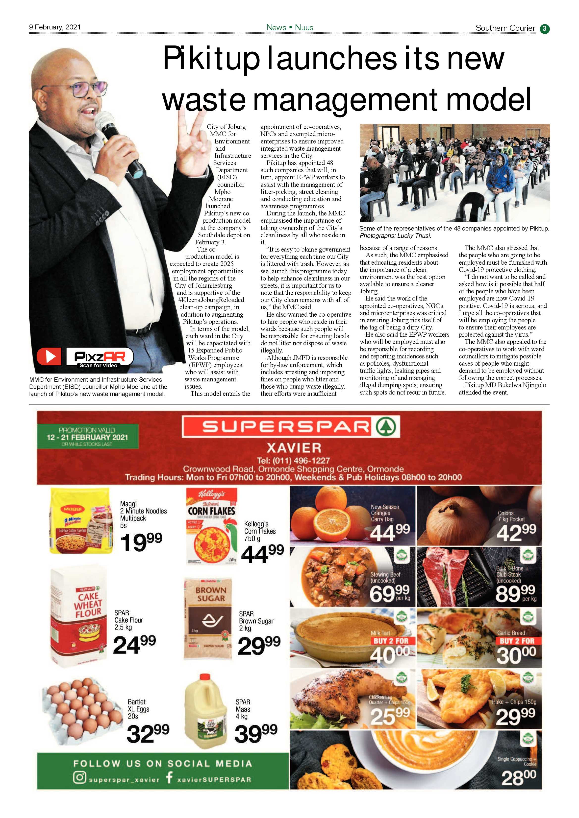 Southern Courier 09 February 2021 page 3