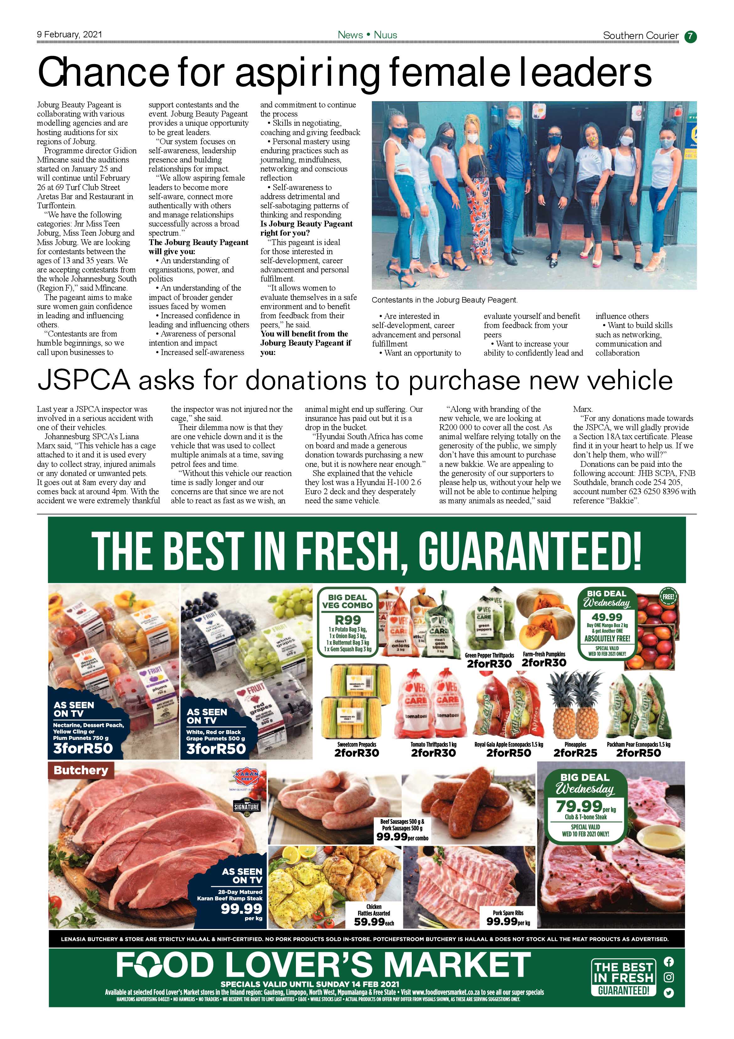 Southern Courier 09 February 2021 page 7