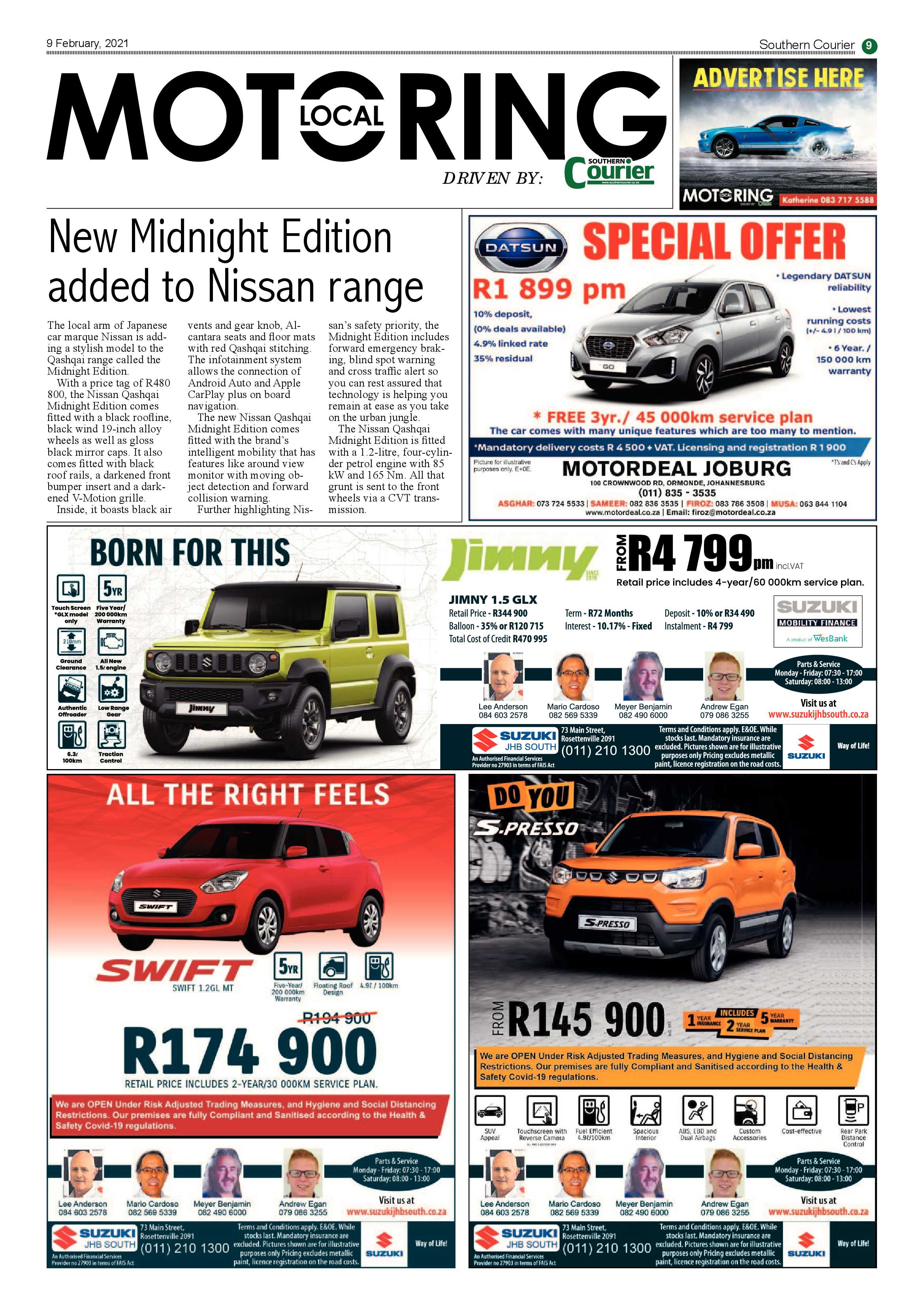 Southern Courier 09 February 2021 page 9