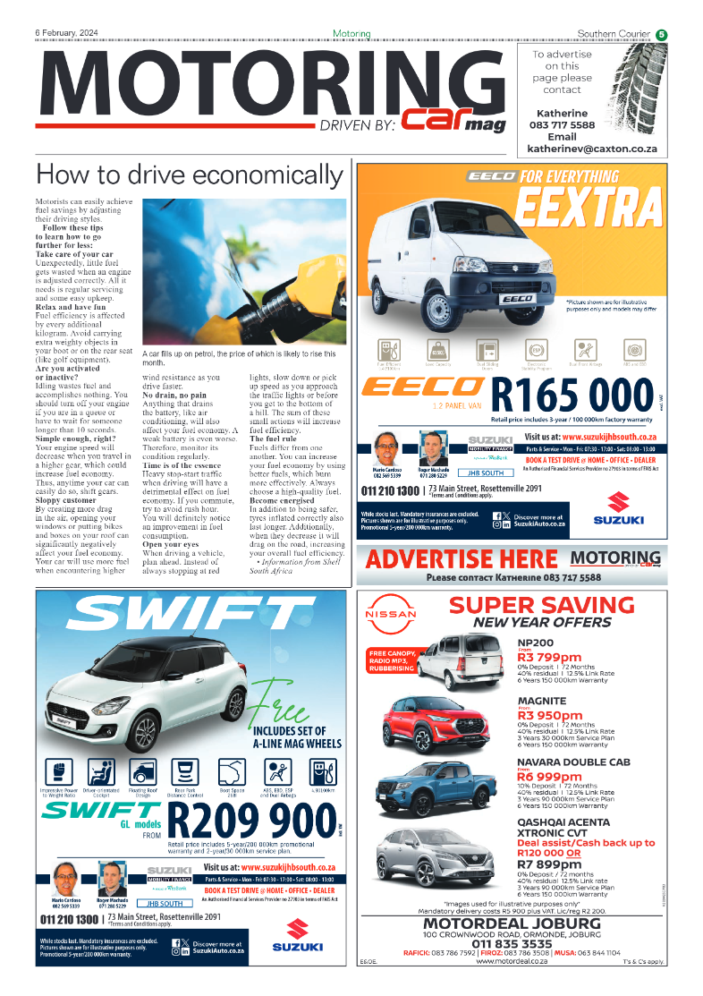 Southern Courier 09 February 2024 page 5