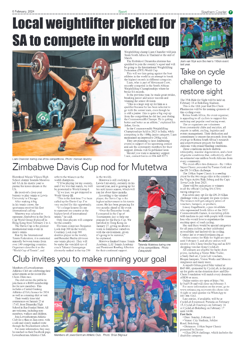 Southern Courier 09 February 2024 page 7
