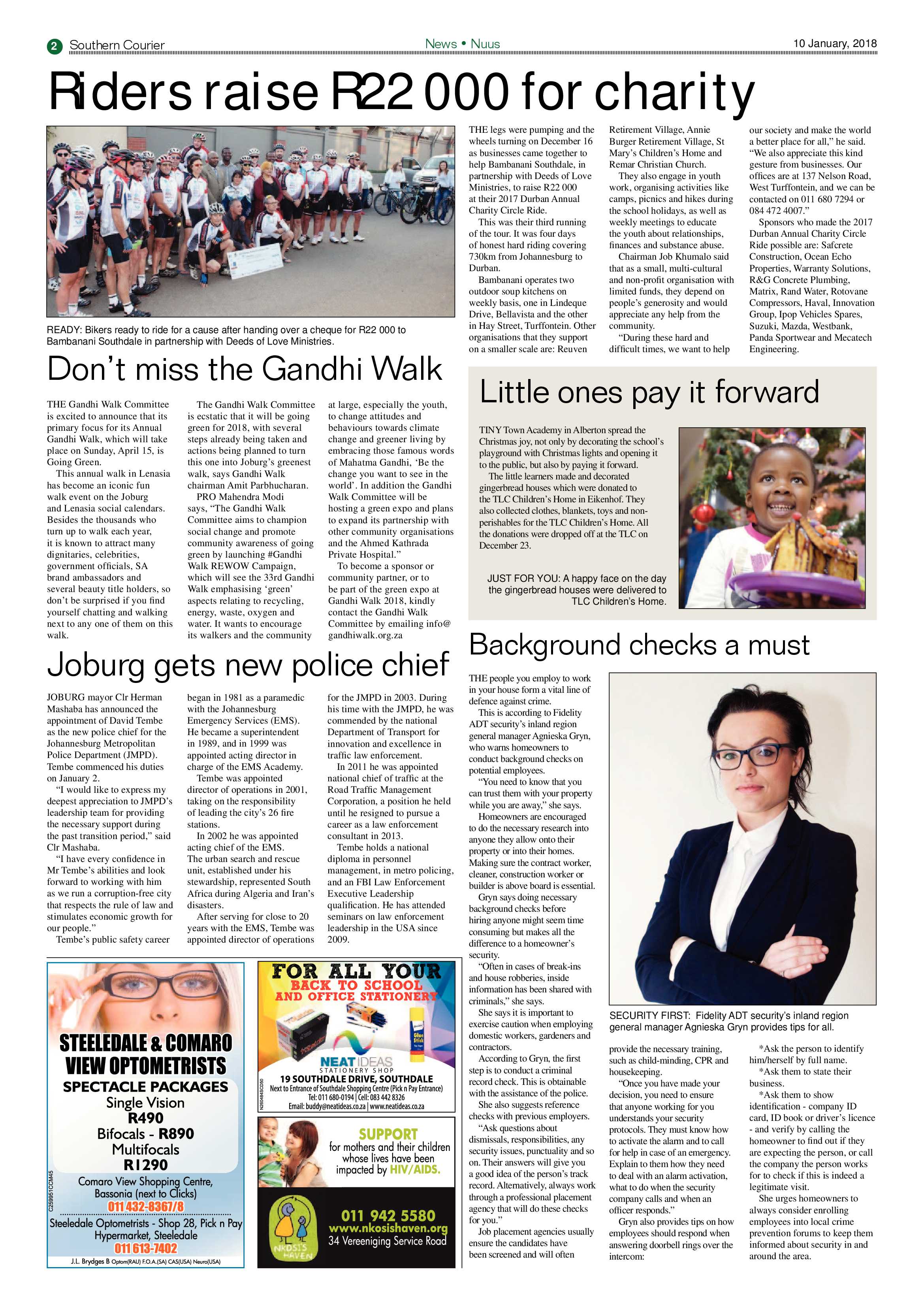 Southern Courier 09 January 2017 page 2