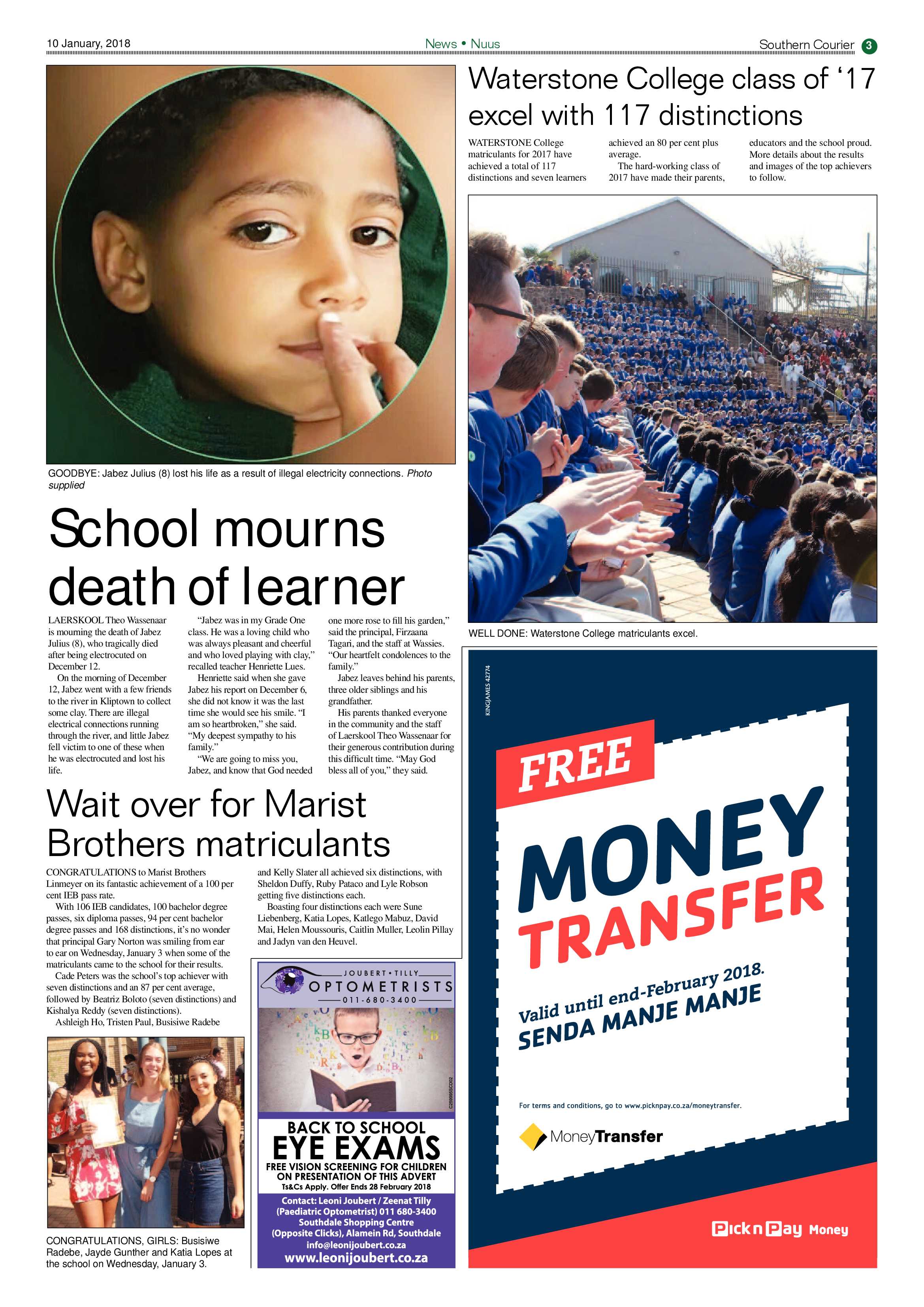 Southern Courier 09 January 2017 page 3