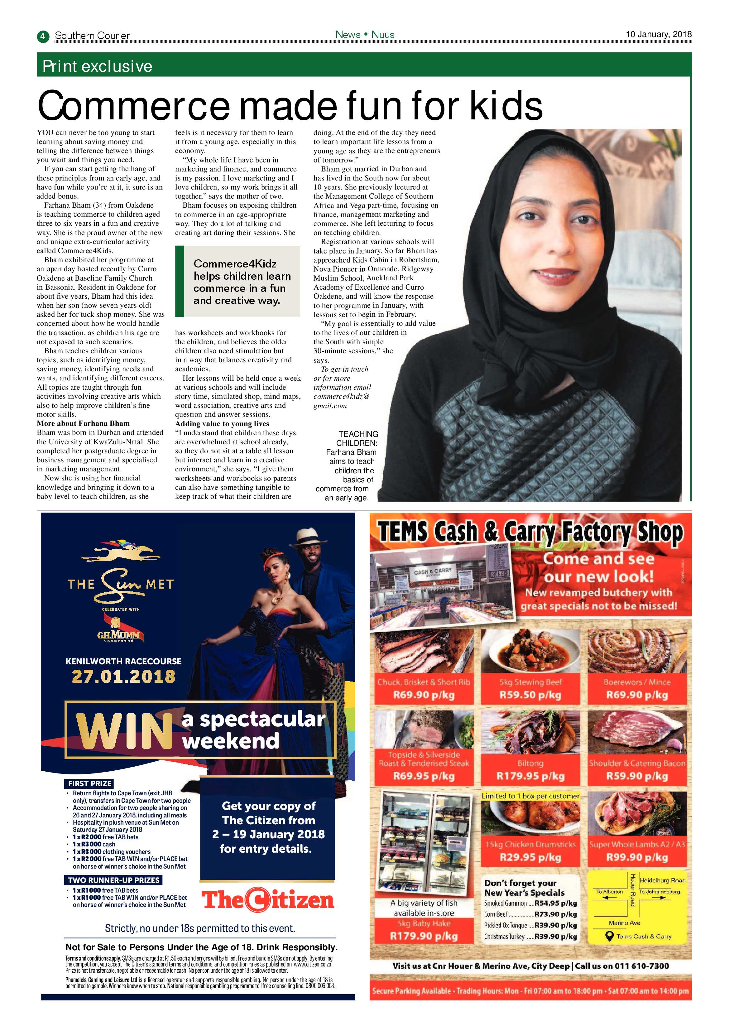 Southern Courier 09 January 2017 page 4