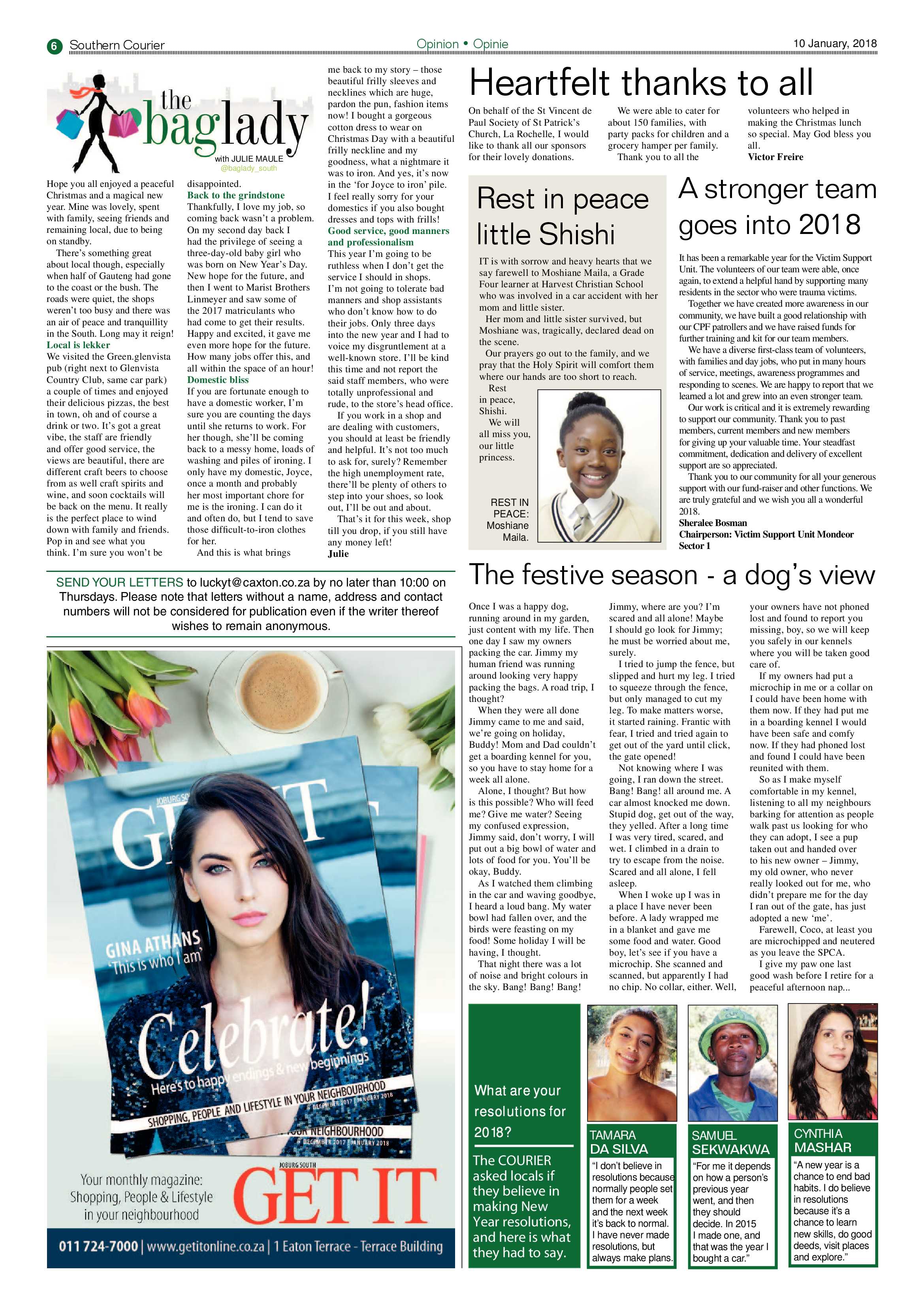 Southern Courier 09 January 2017 page 6