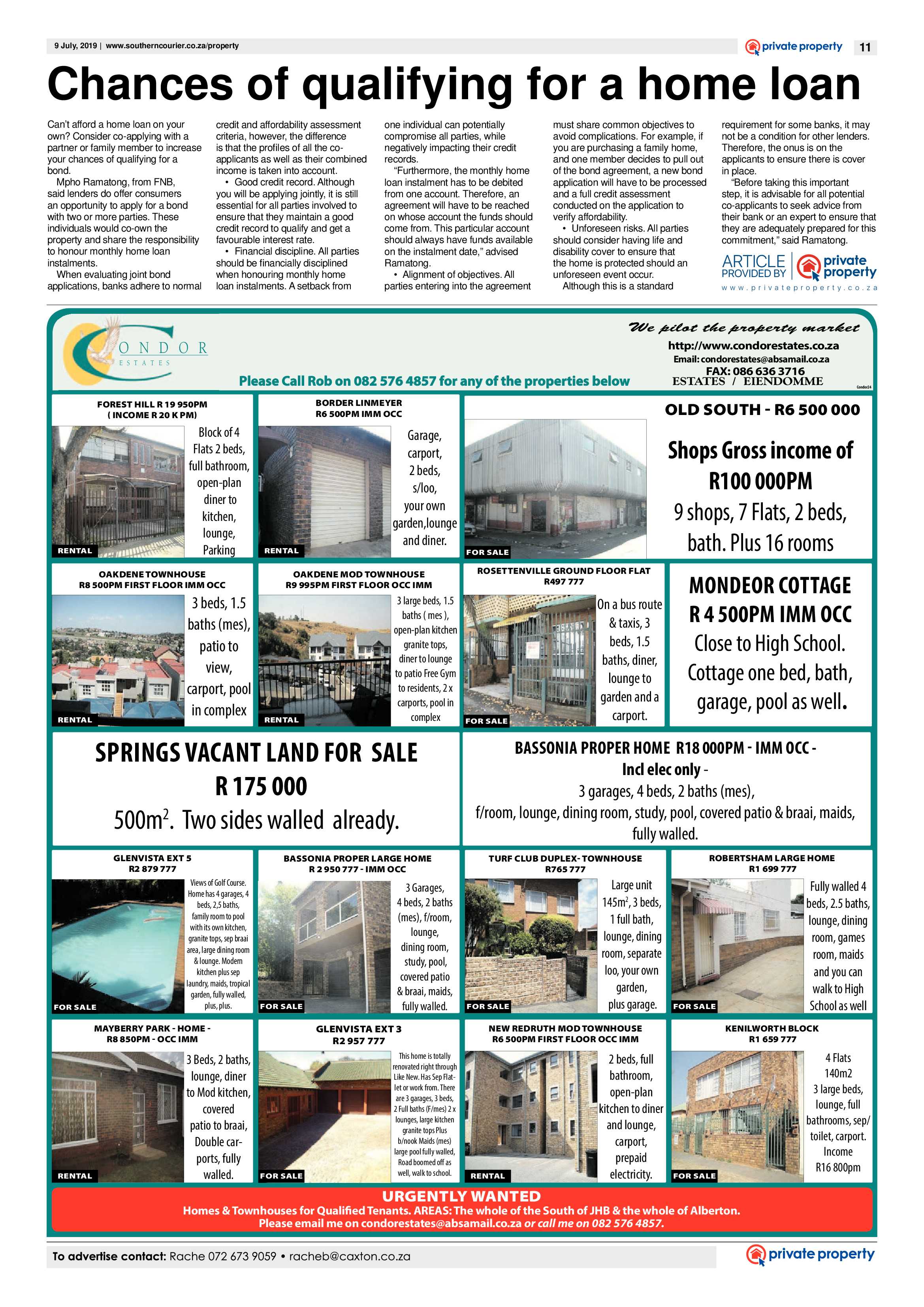 Southern Courier 09 July 2019 page 11