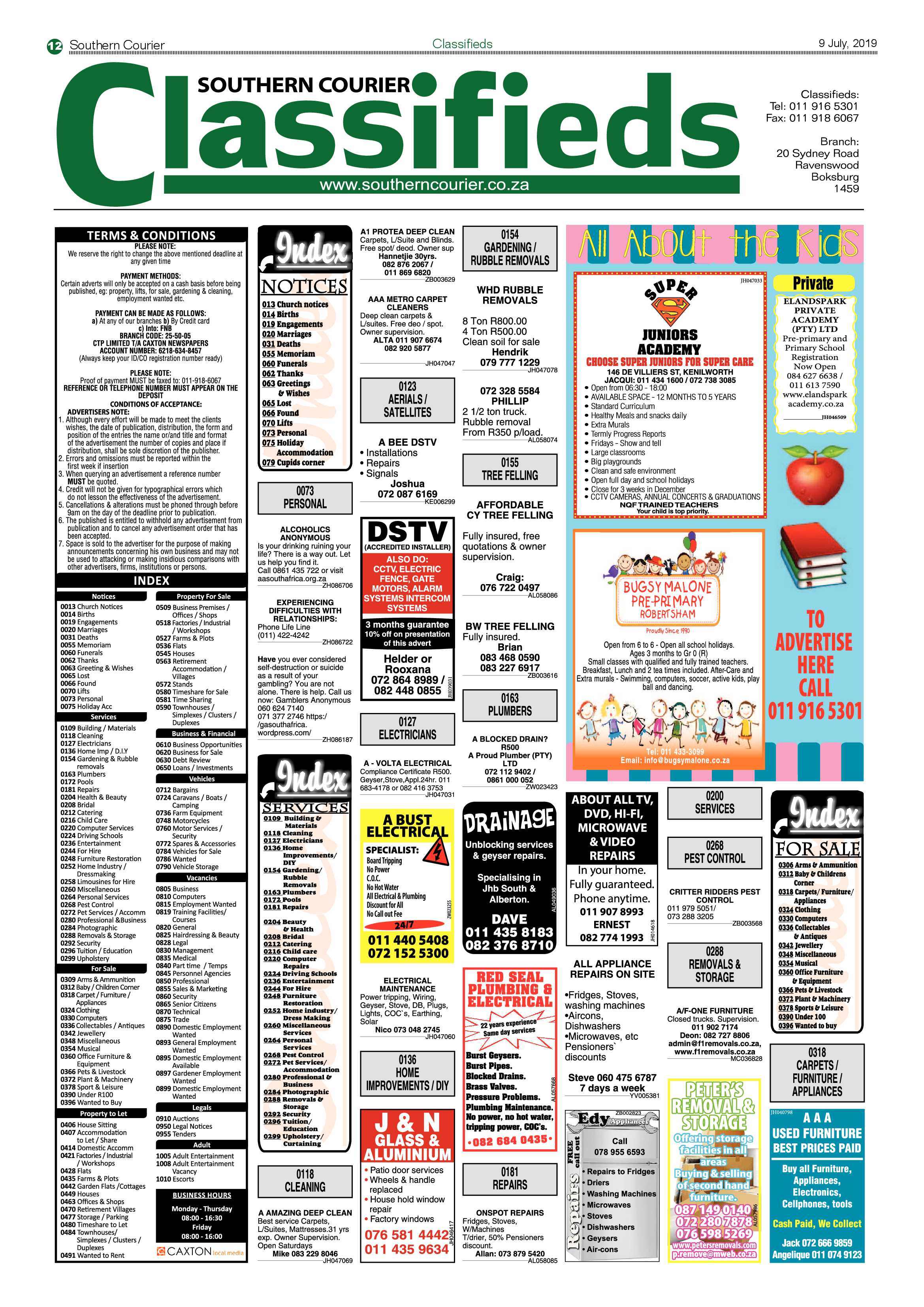 Southern Courier 09 July 2019 page 12