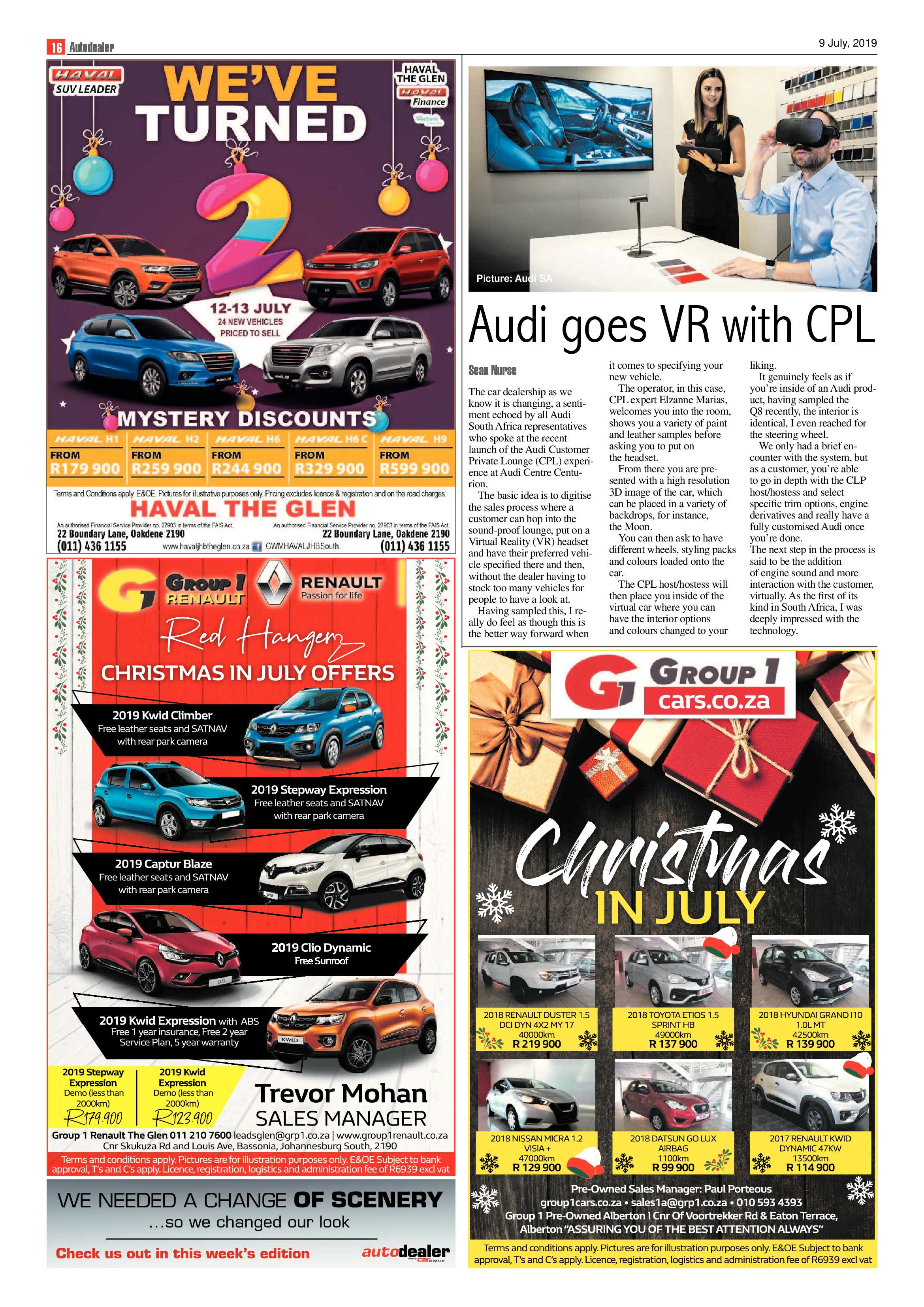 Southern Courier 09 July 2019 page 16