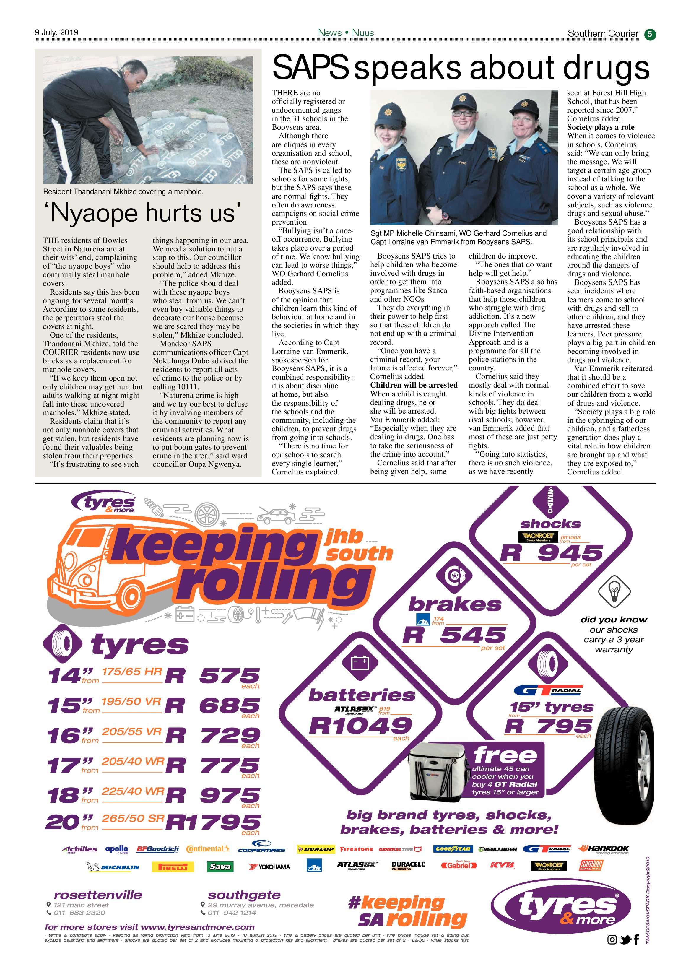 Southern Courier 09 July 2019 page 5