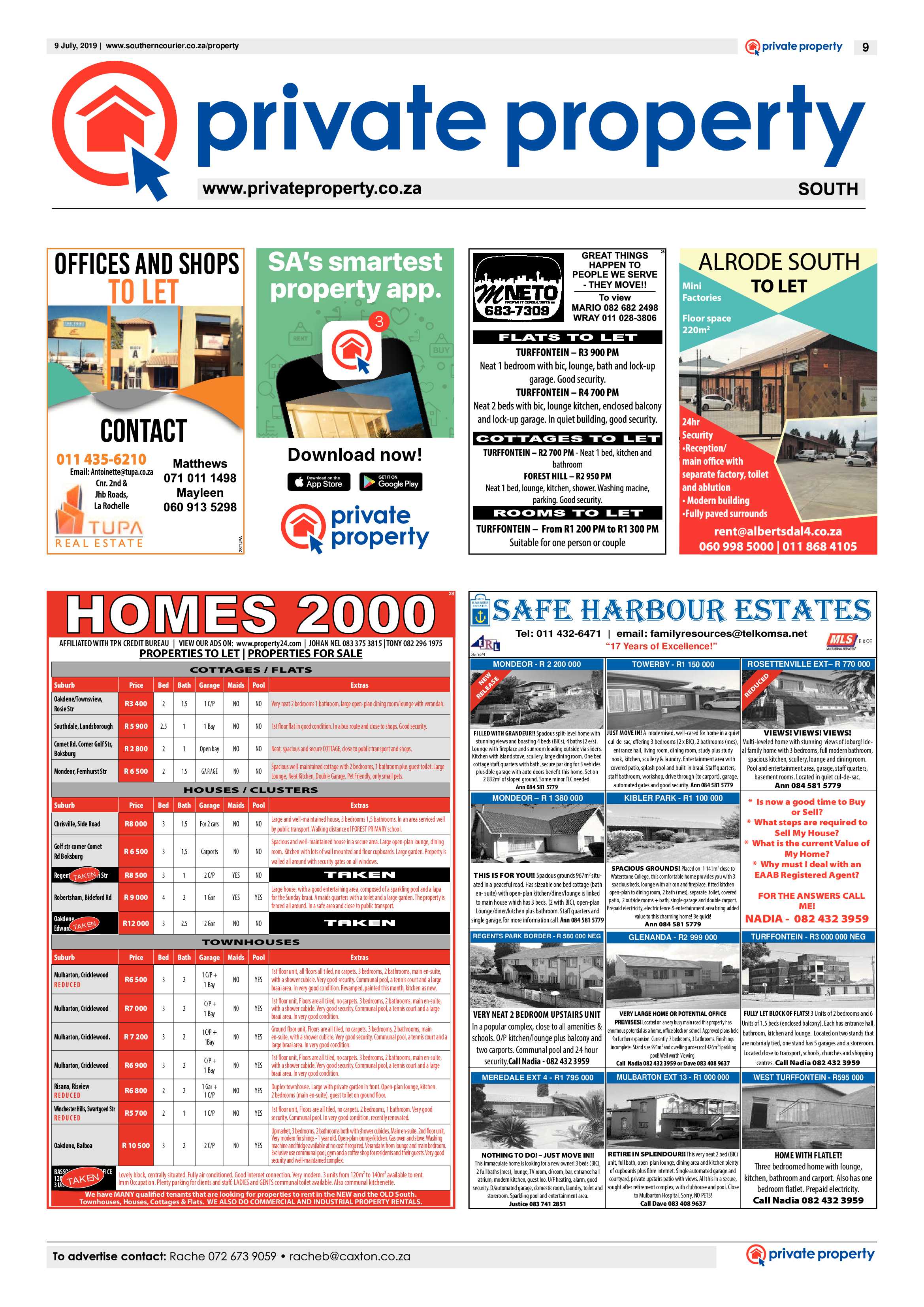 Southern Courier 09 July 2019 page 9