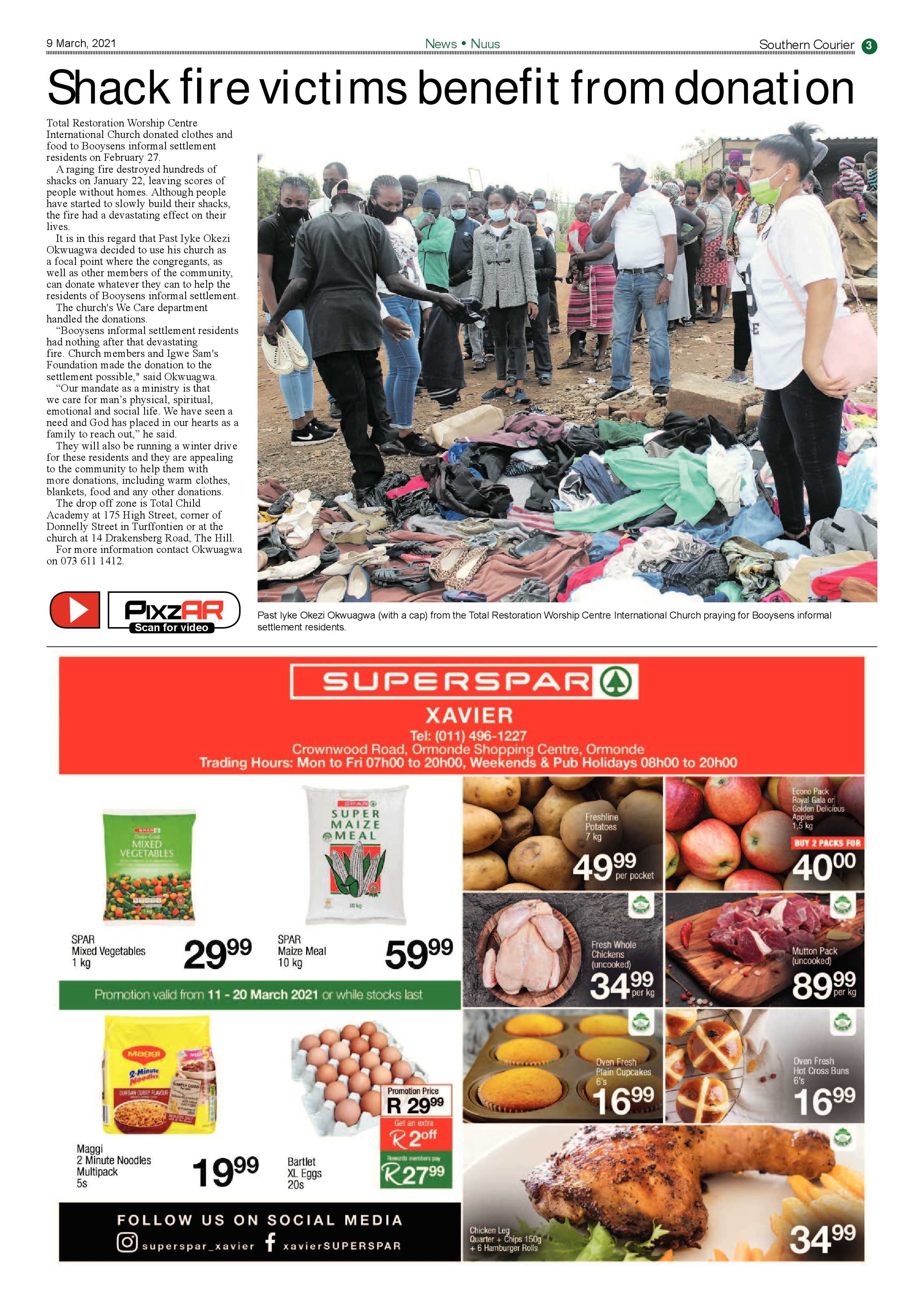 Southern Courier 09 March 2021 page 3