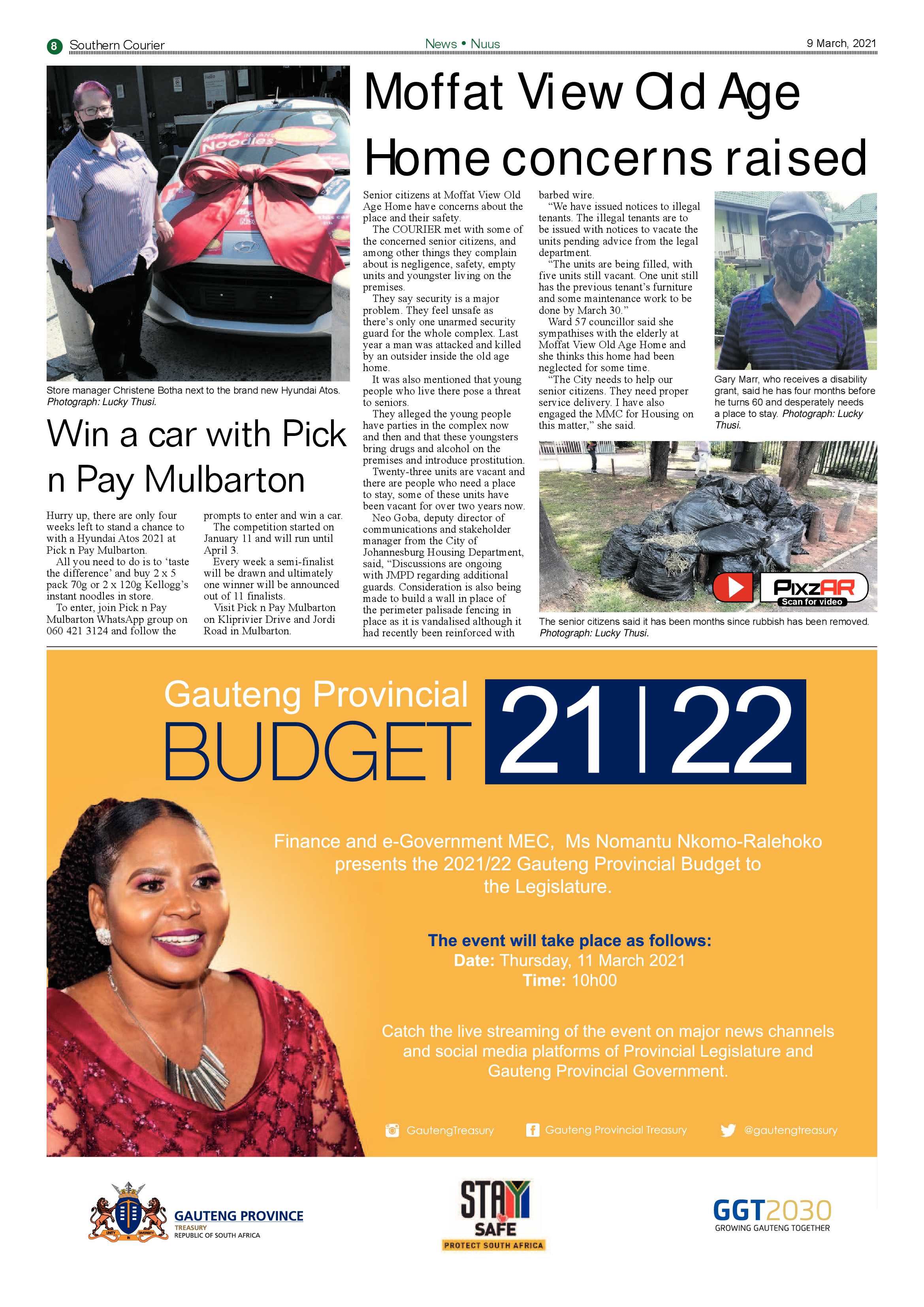 Southern Courier 09 March 2021 page 8