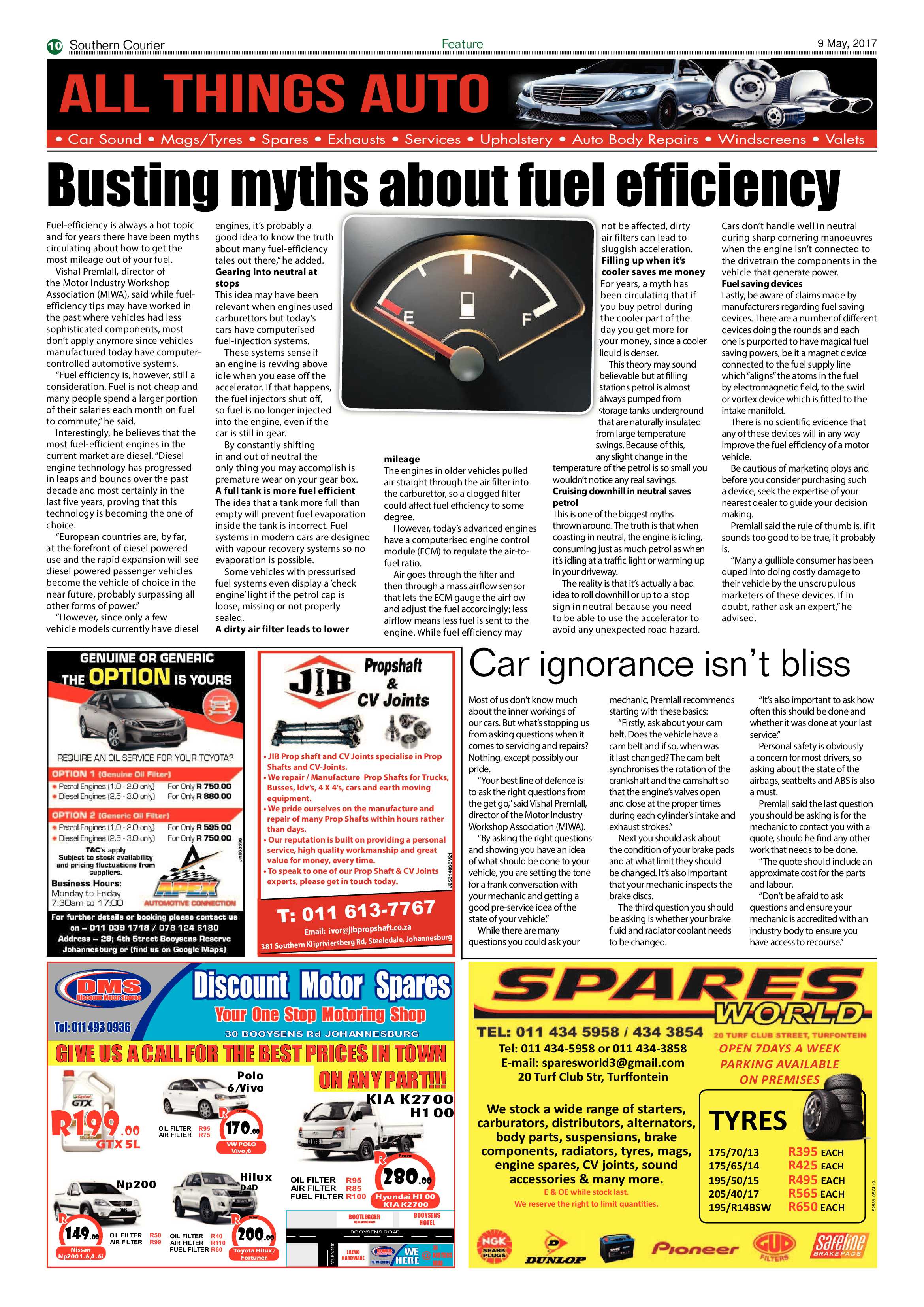 Southern Courier 09 May 2017 page 10
