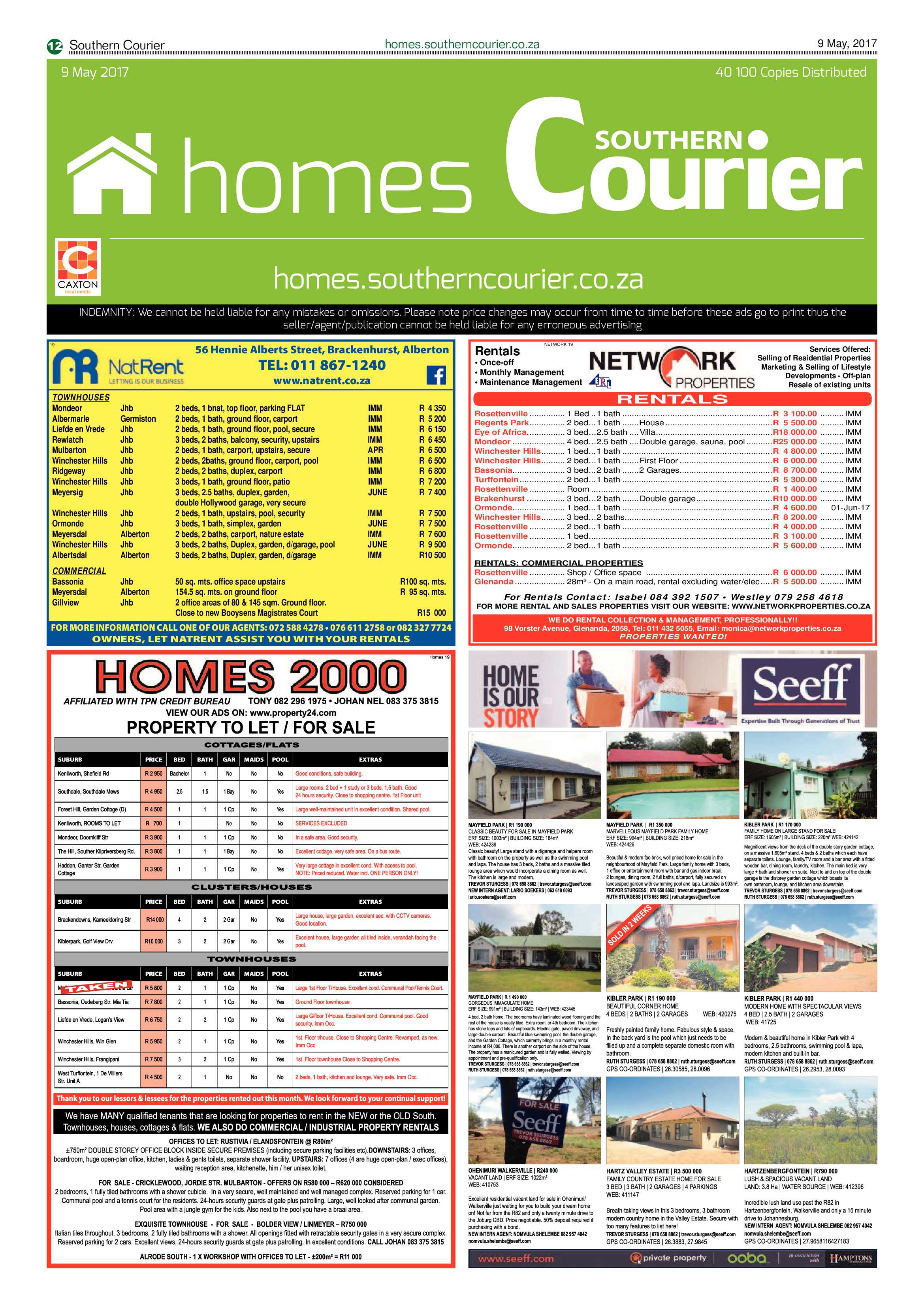 Southern Courier 09 May 2017 page 12