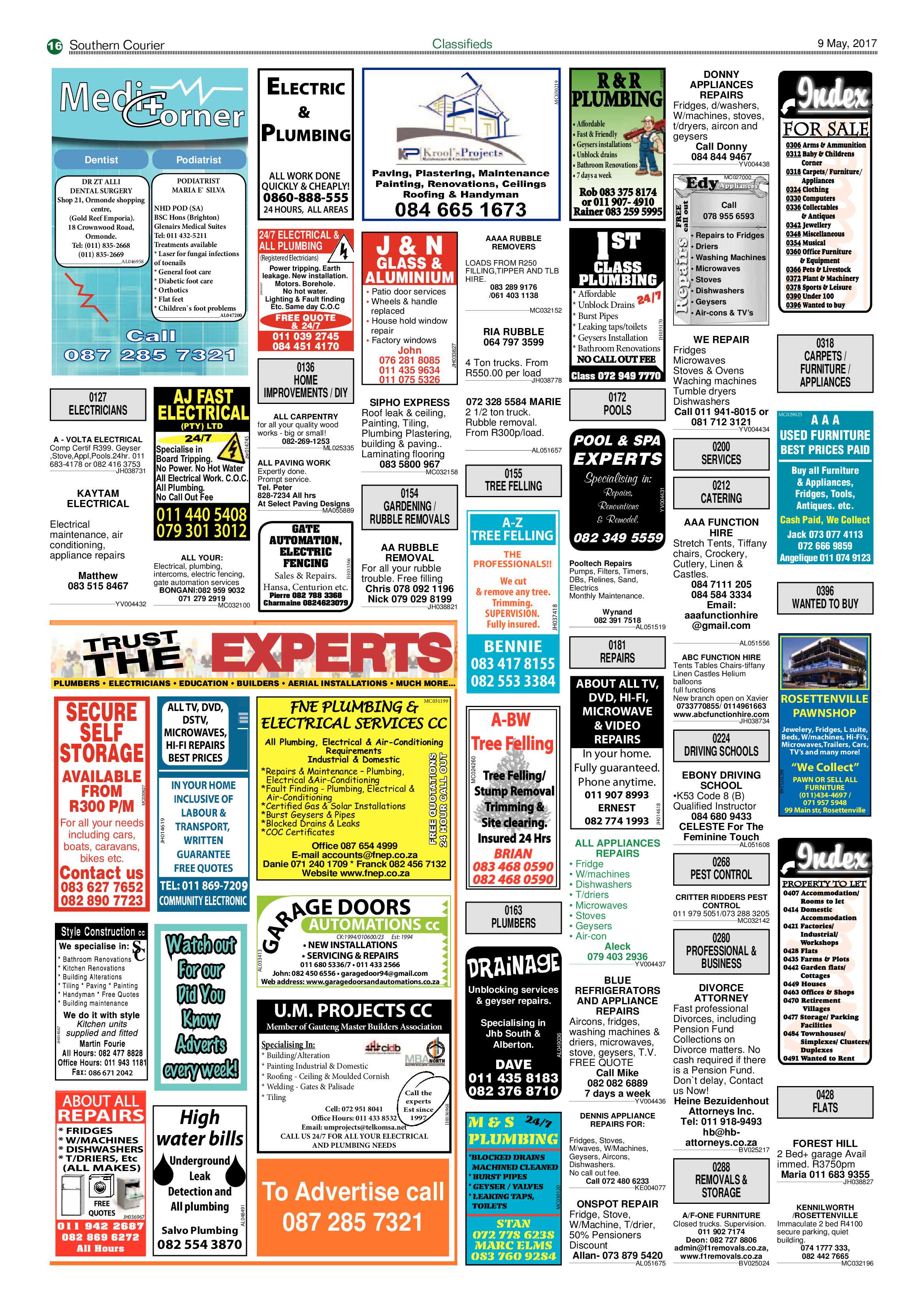 Southern Courier 09 May 2017 page 16