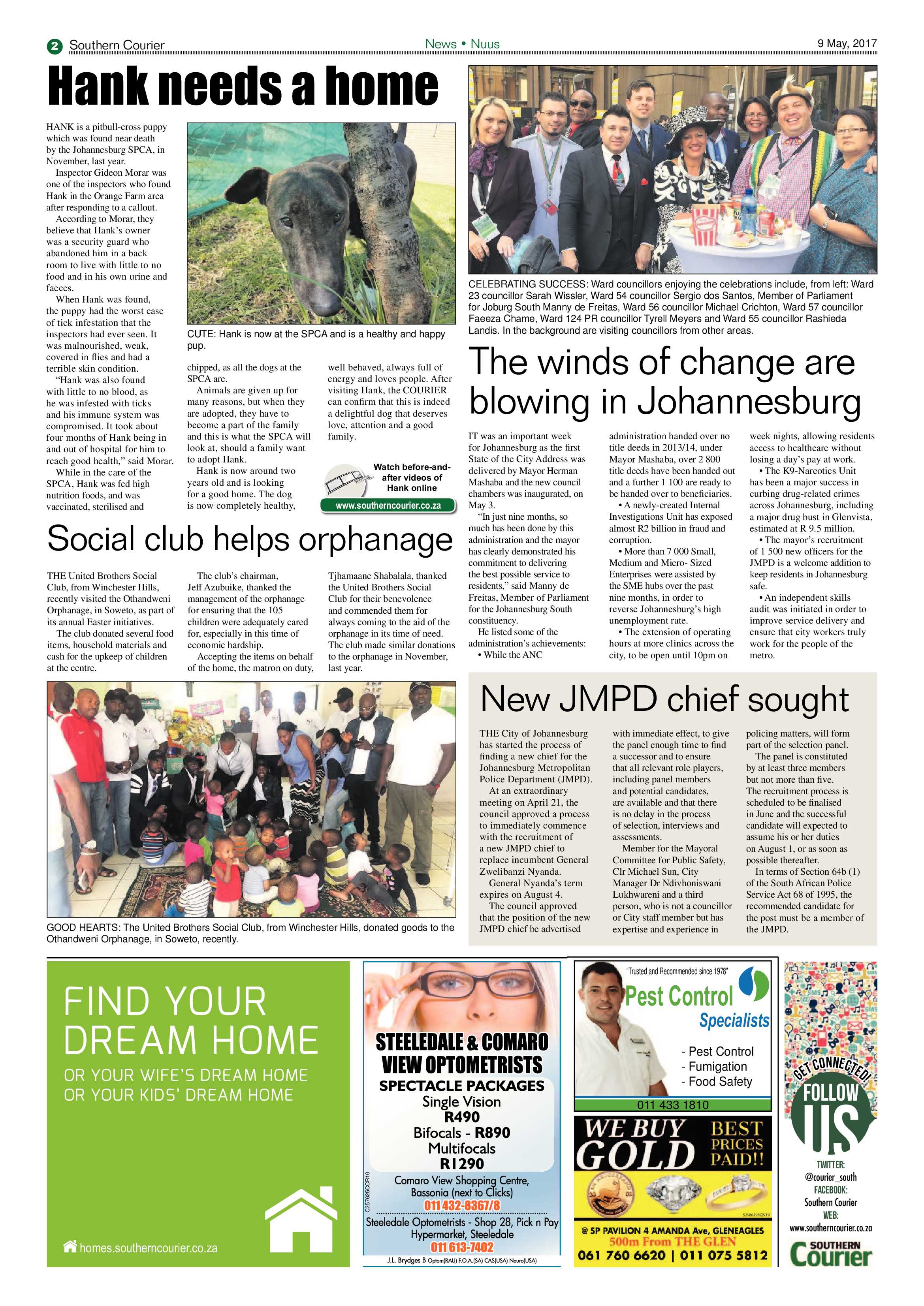 Southern Courier 09 May 2017 page 2