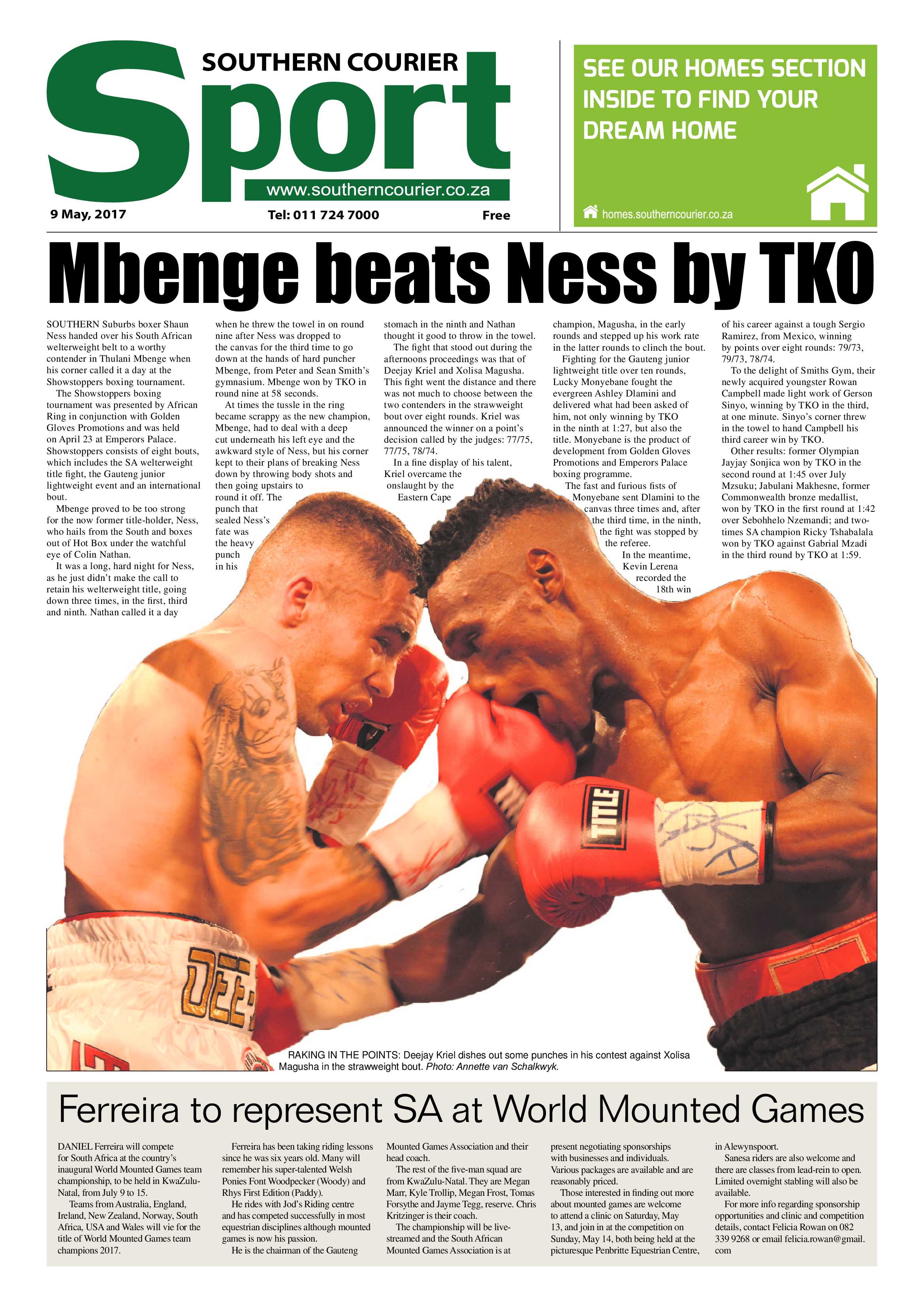 Southern Courier 09 May 2017 page 20