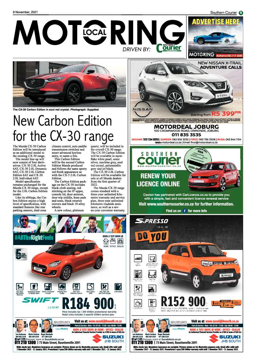 Southern Courier 09 November 2021 page 5