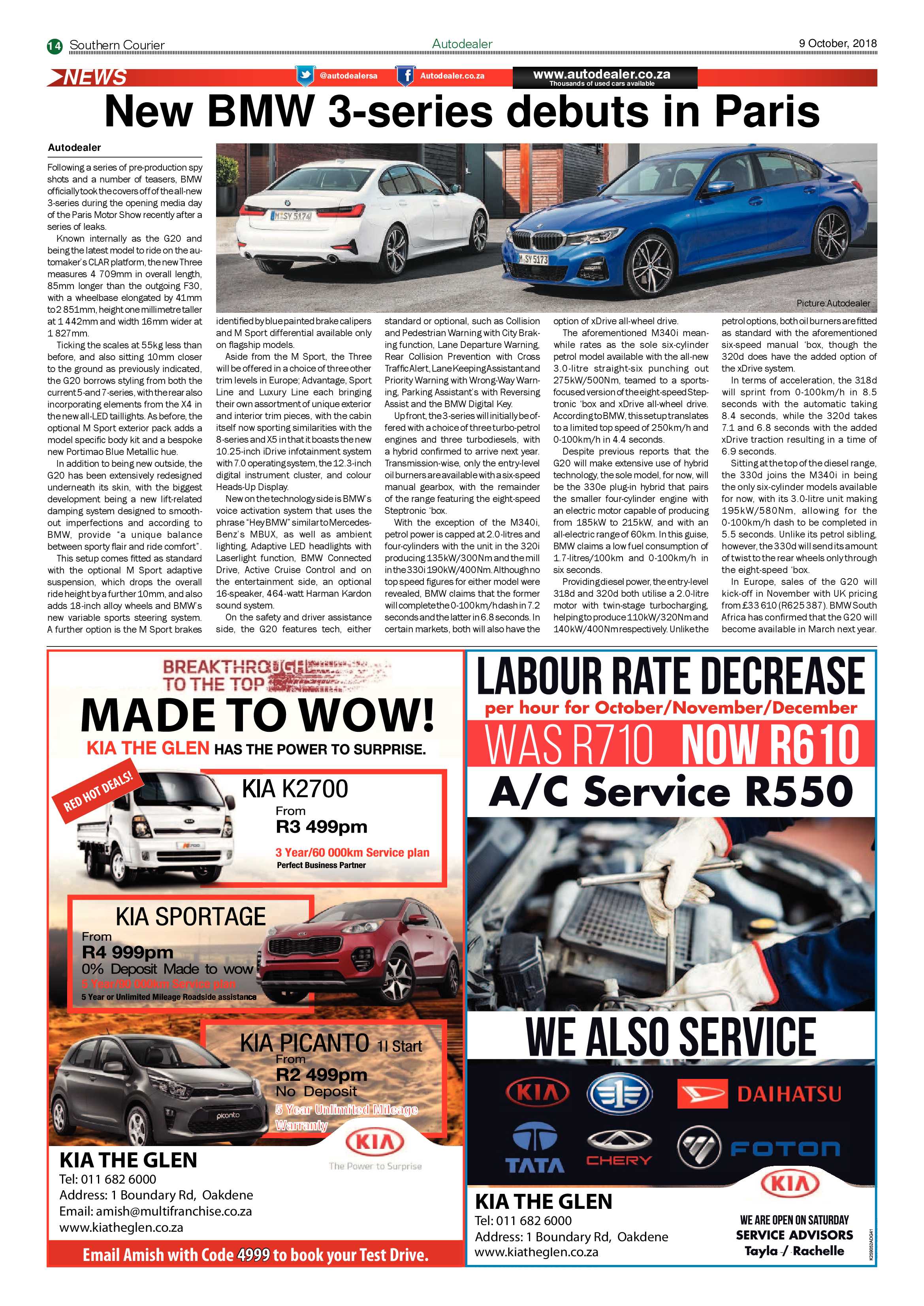 Southern Courier 09 October 2018 page 14