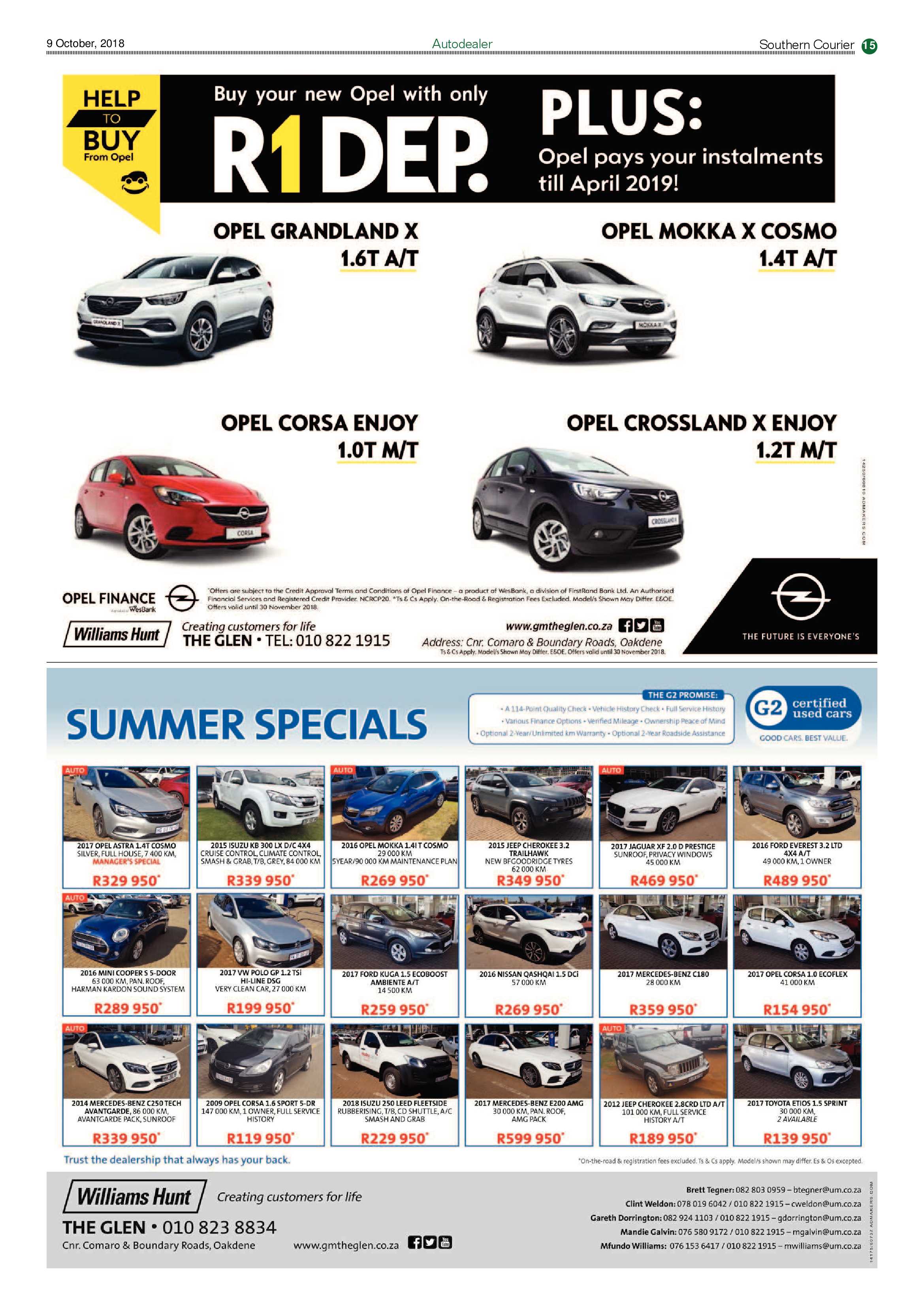 Southern Courier 09 October 2018 page 15