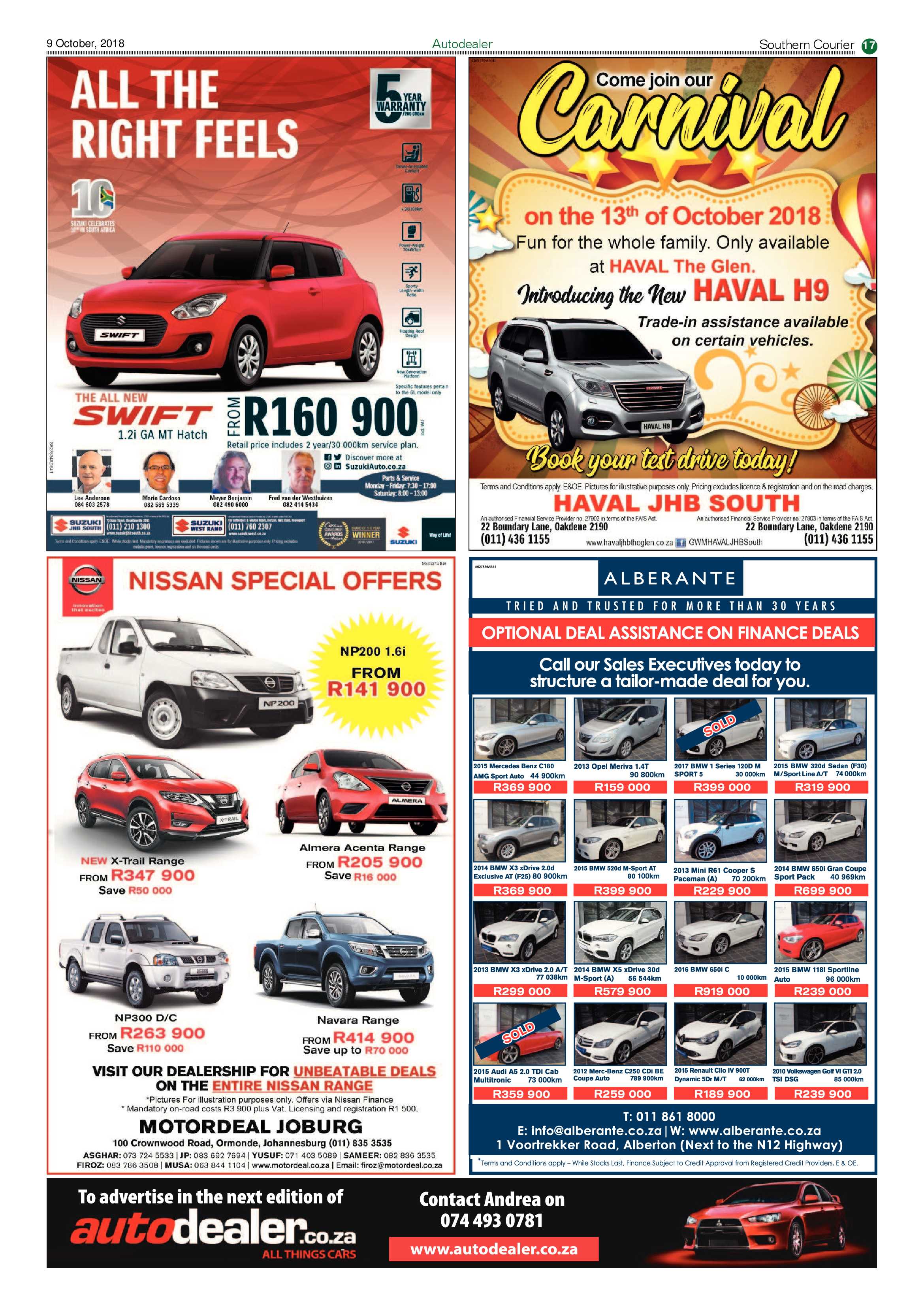 Southern Courier 09 October 2018 page 17