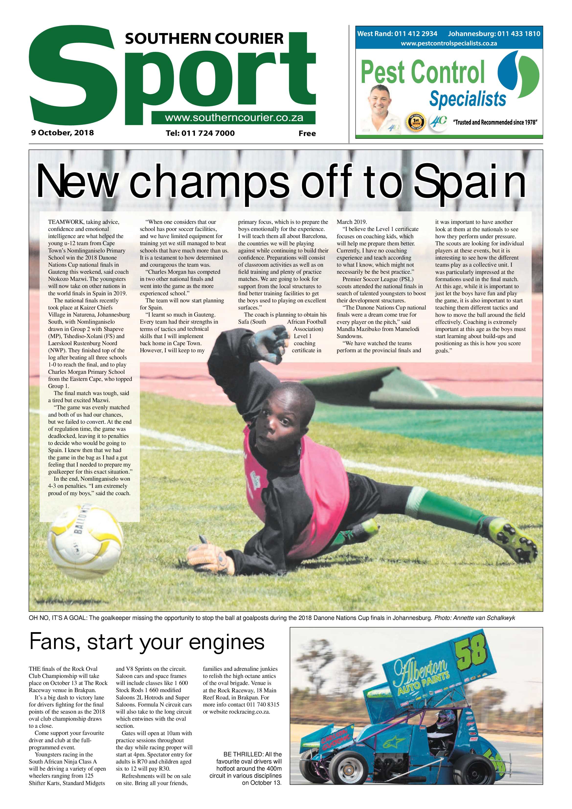 Southern Courier 09 October 2018 page 20